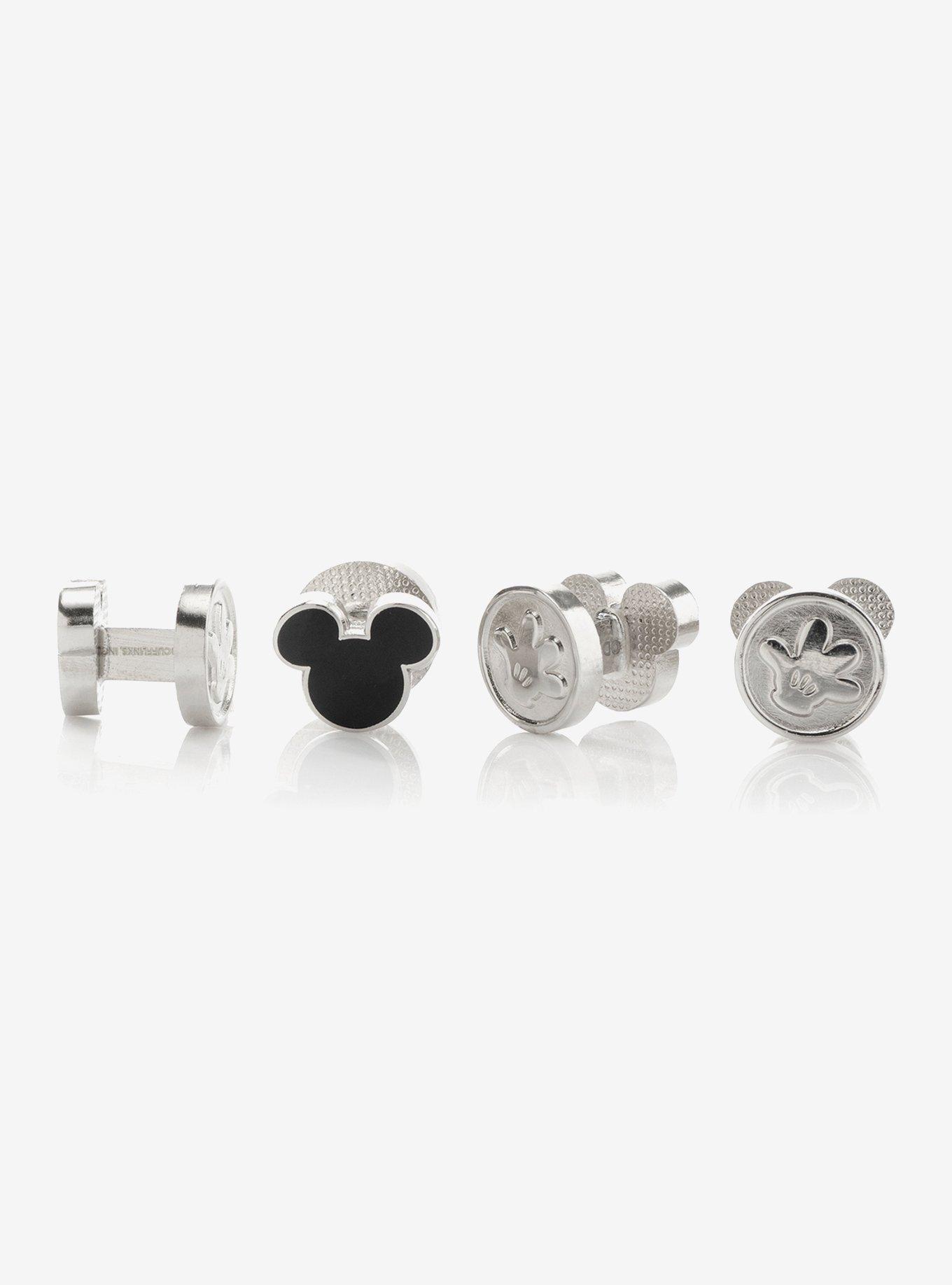Disney Mickey Mouse Silhouette Studs, , alternate