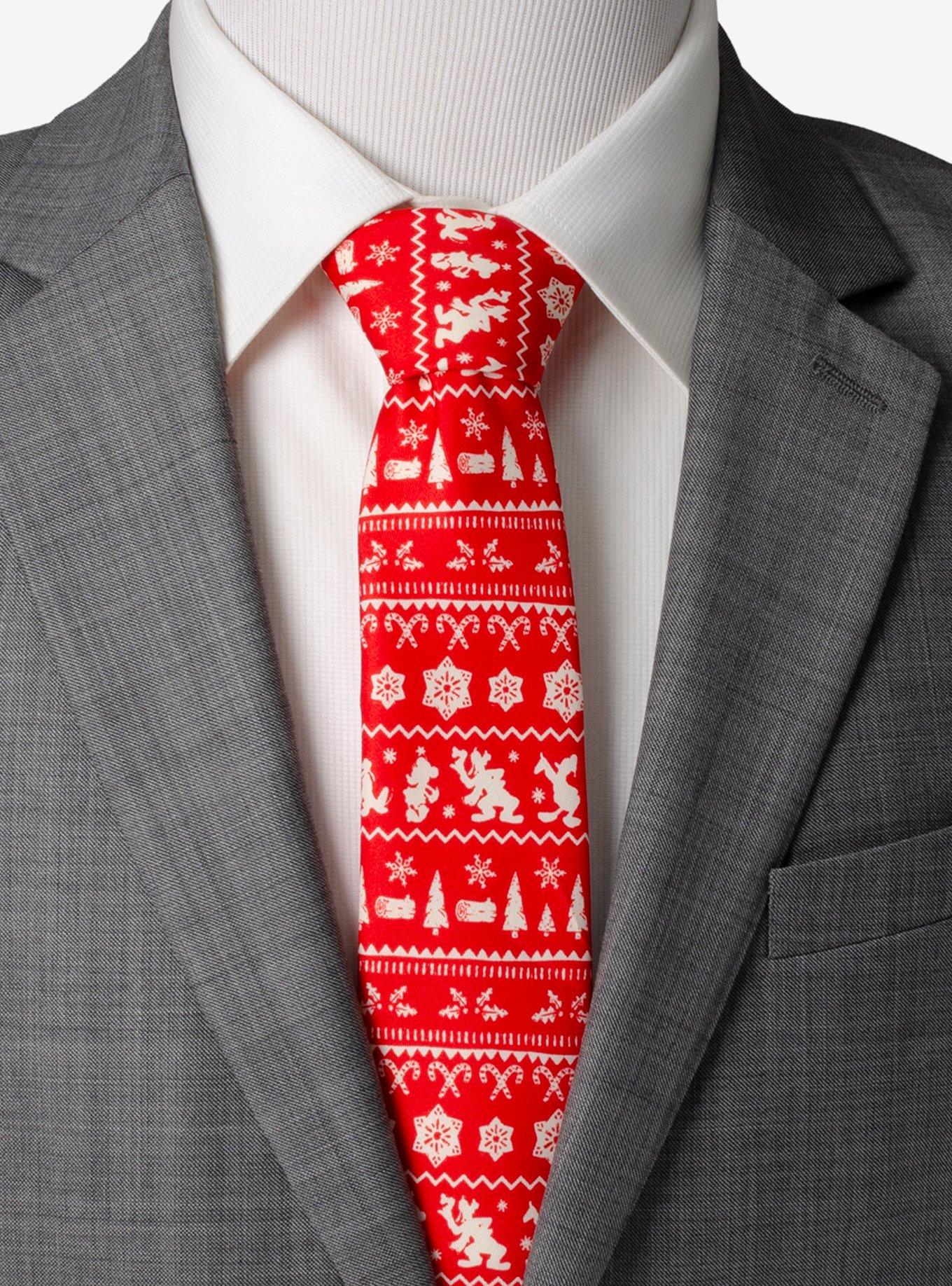 Disney Mickey & Friends Red Tie, , alternate