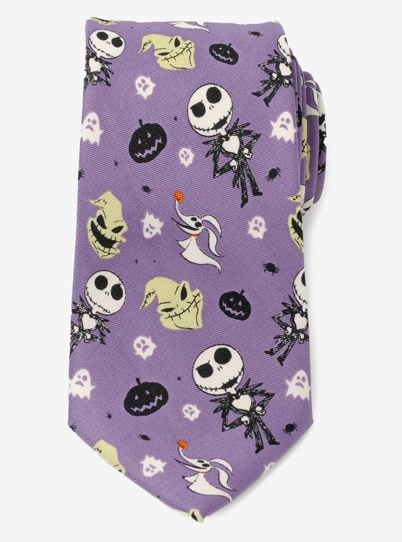 Disney Nightmare Before Christmas Purple Tie, , alternate