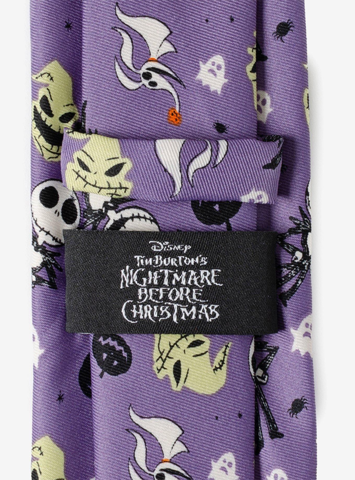 Disney Nightmare Before Christmas Purple Tie, , alternate