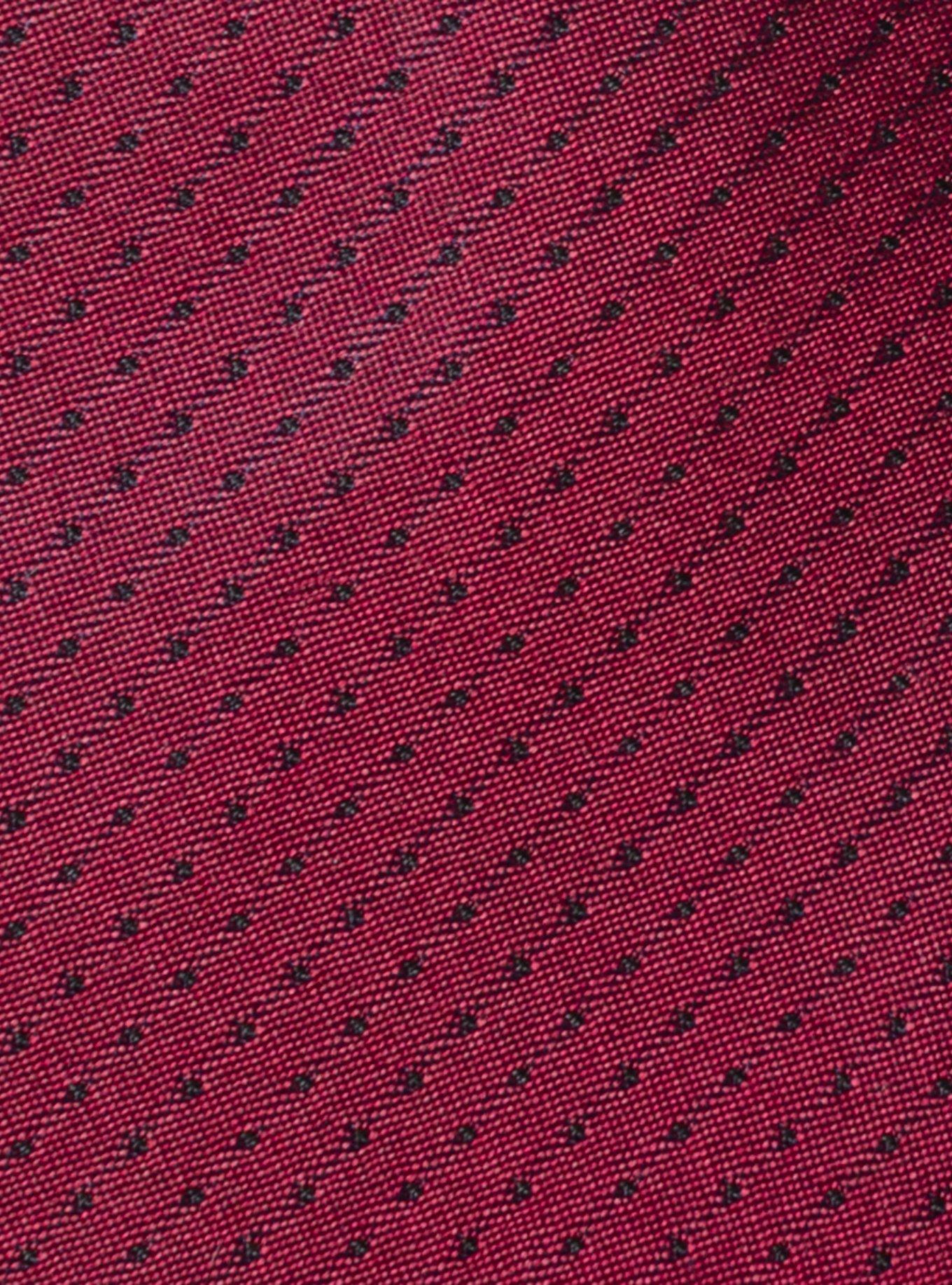Red Pin Dot Silk Tie, , alternate
