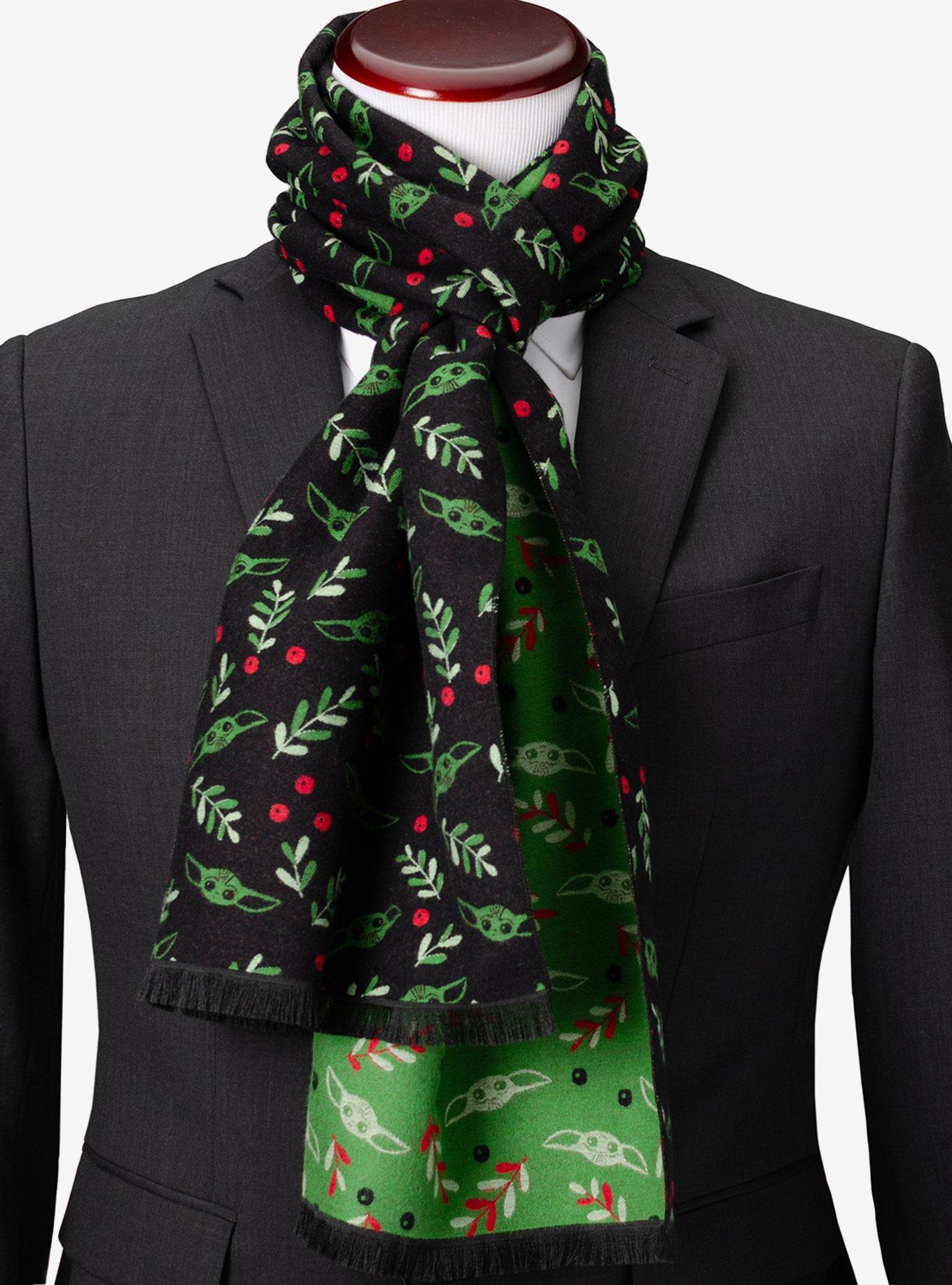Star Wars The Mandalorian Grogu Black Scarf, , hi-res