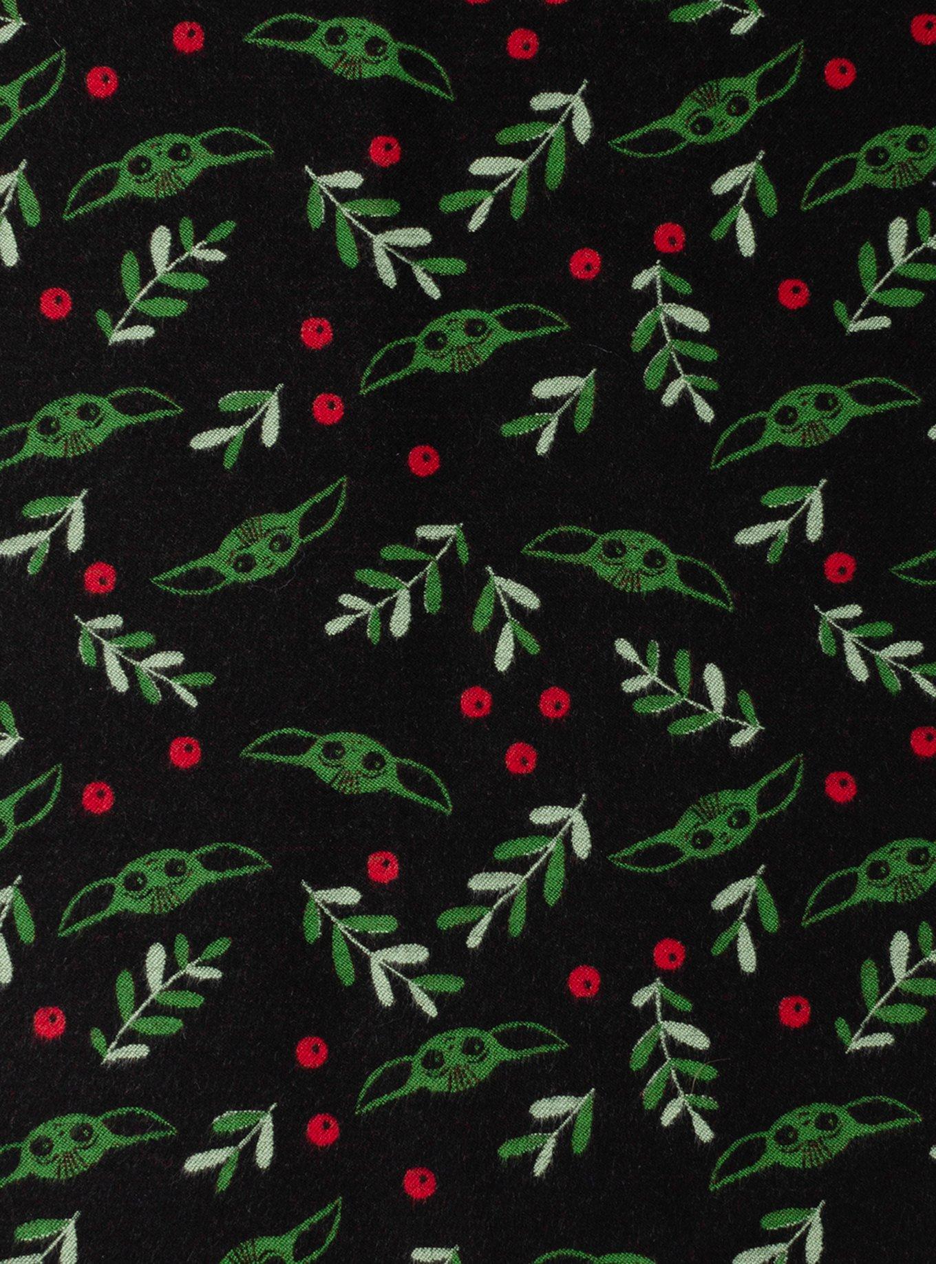 Star Wars The Mandalorian Grogu Black Scarf