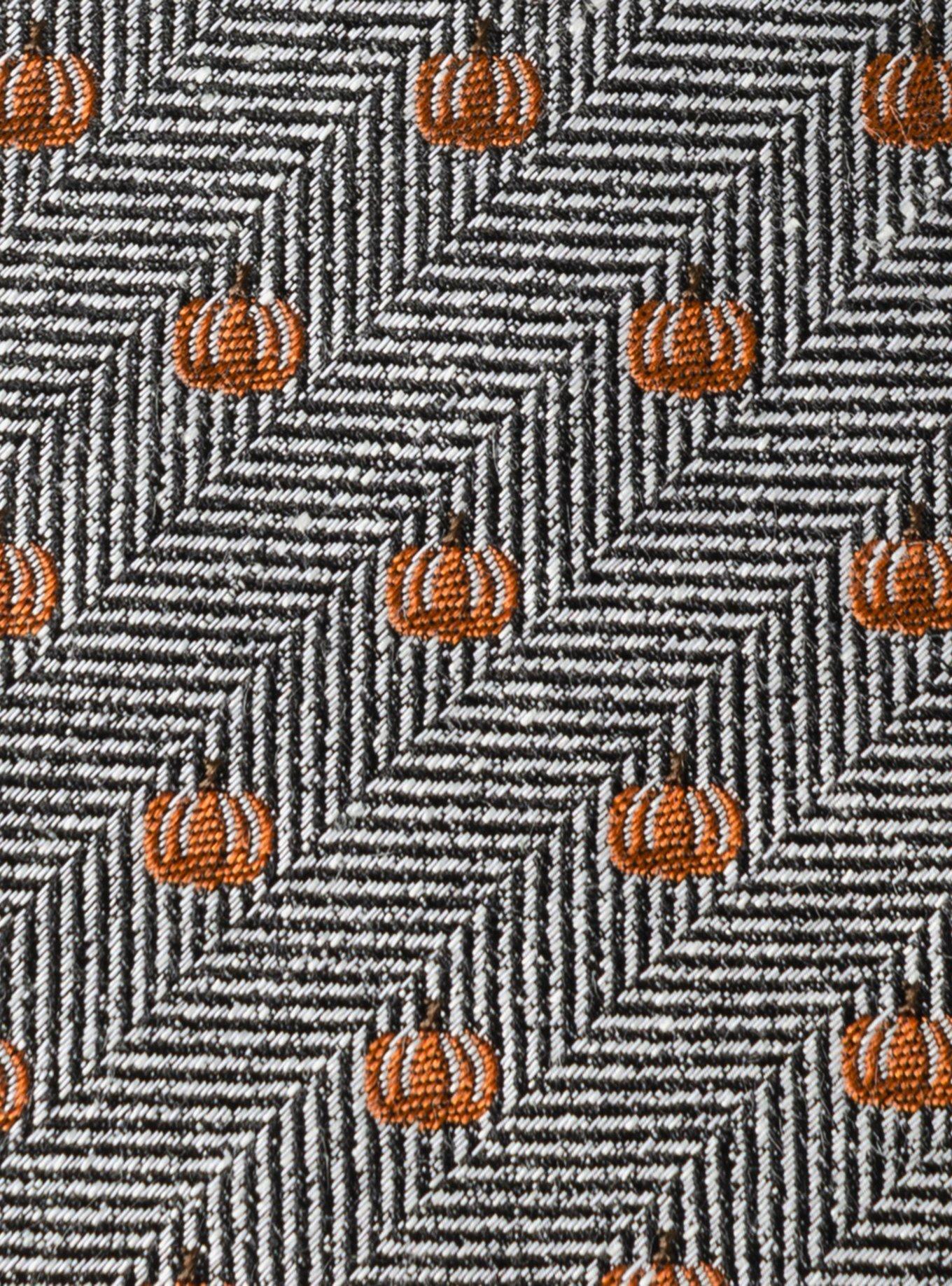 Pumpkin Herringbone Tie, , alternate