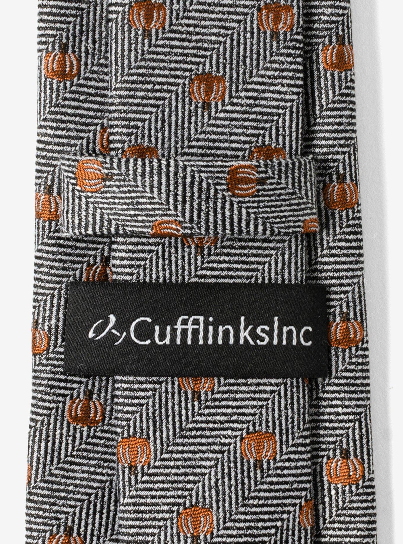 Pumpkin Herringbone Tie, , alternate