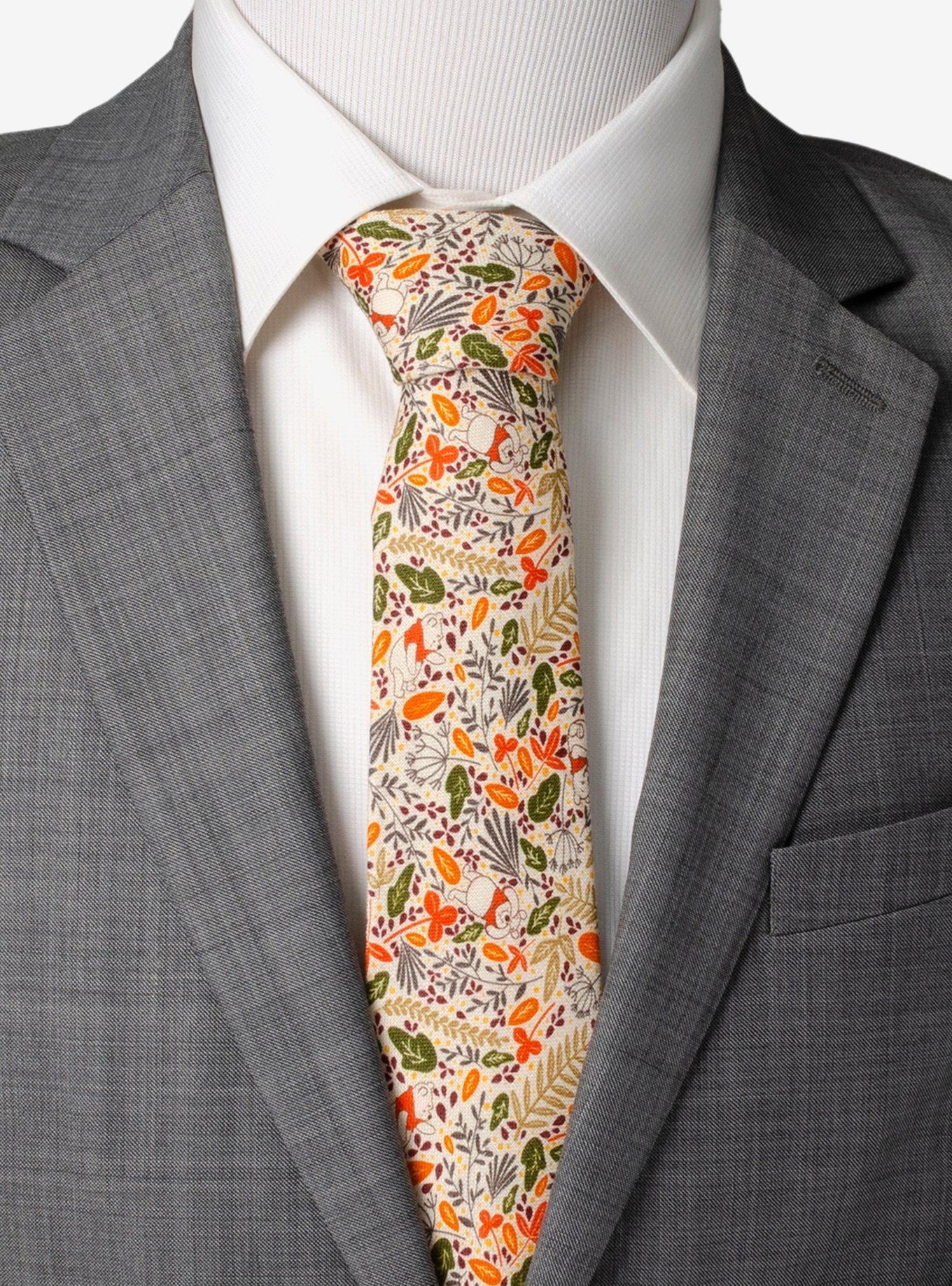 Disney Winnie The Pooh Tan Patterned Tie, , hi-res