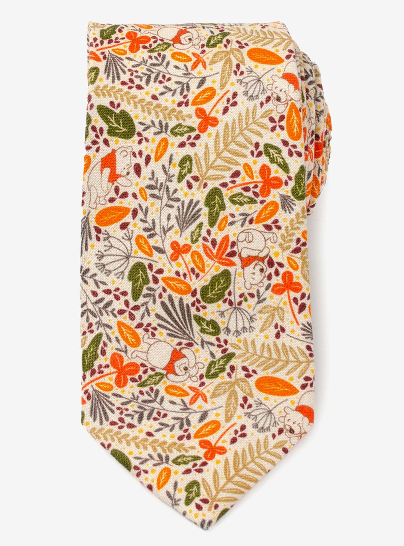 Disney Winnie The Pooh Tan Patterned Tie, , alternate