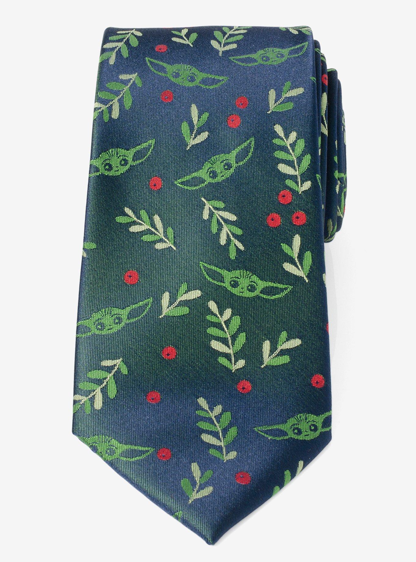 Star Wars The Mandalorian Grogu Navy Tie, , alternate