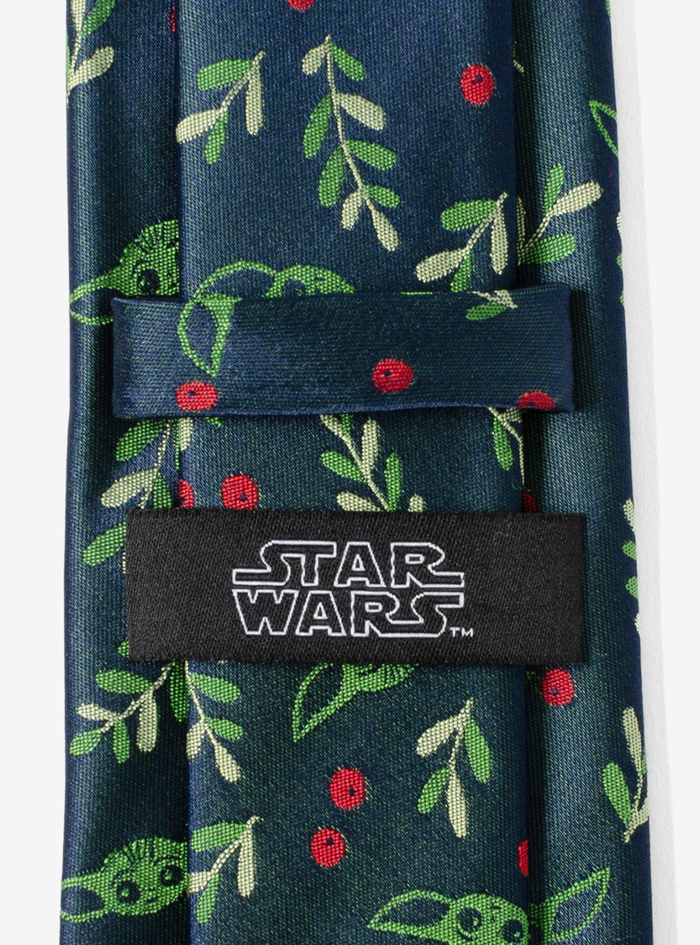 Star Wars The Mandalorian Grogu Navy Tie, , alternate