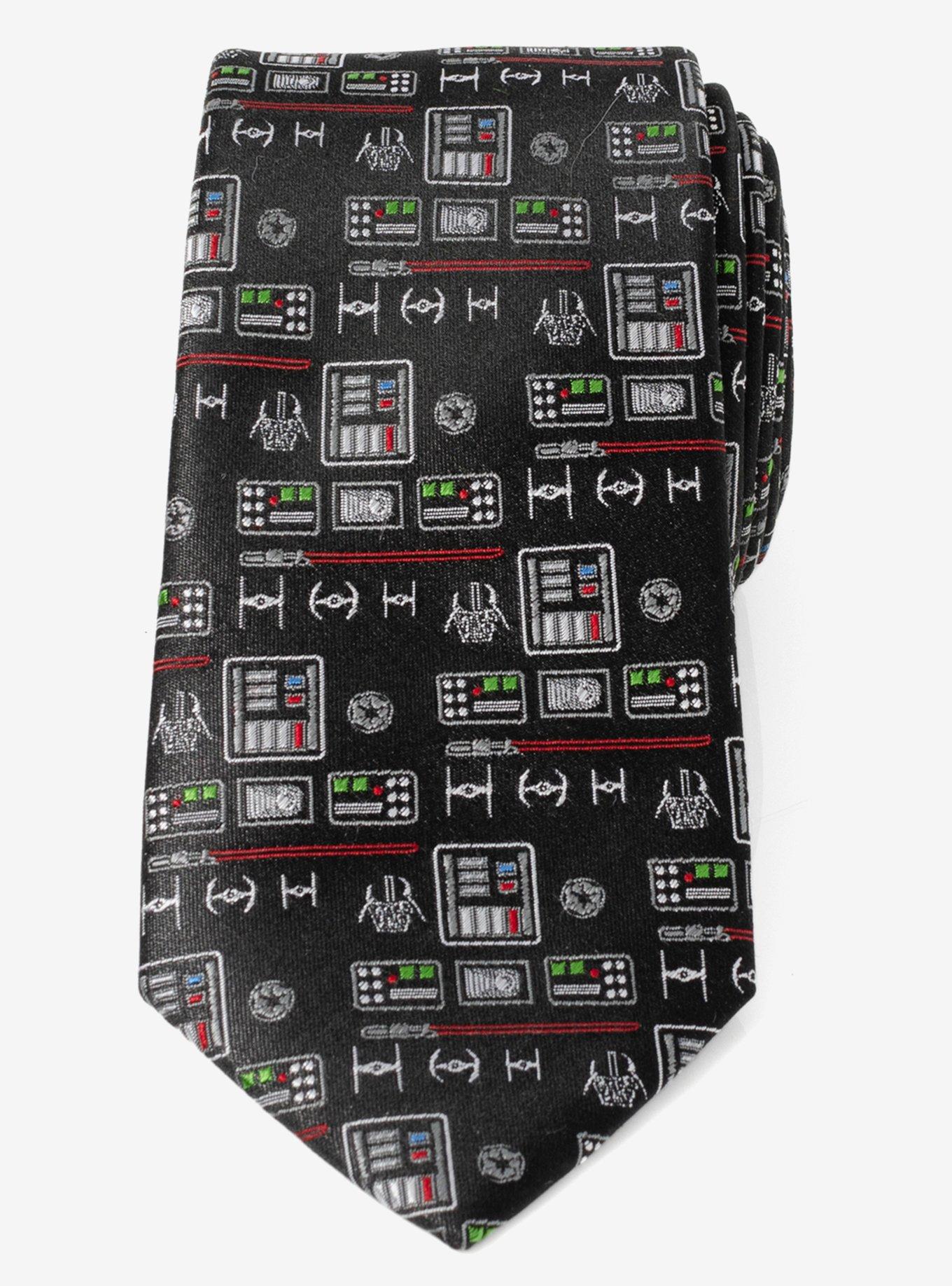 Star Wars Vader Chest Plate Patterned Tie, , alternate