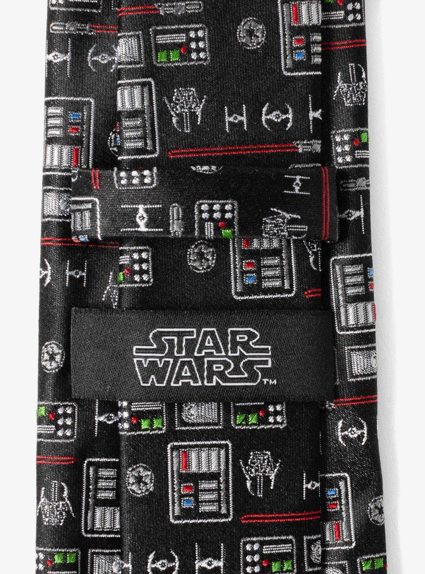 Star Wars Vader Chest Plate Patterned Tie, , alternate