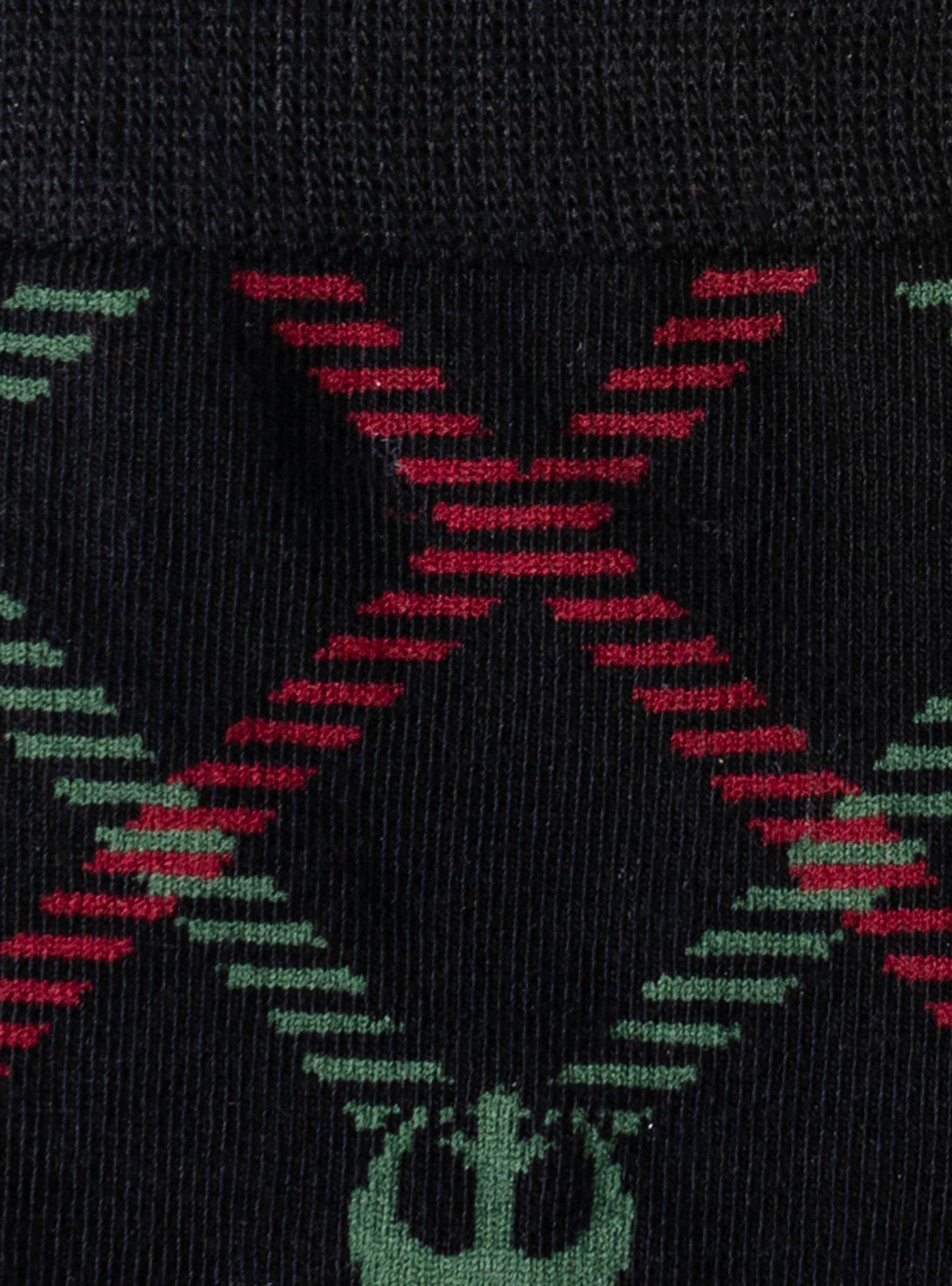 Star Wars Rebel Green Red Plaid Crew Socks, , alternate