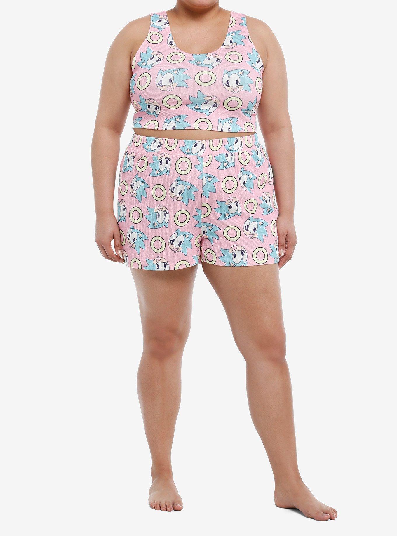Sonic The Hedgehog Sonic & Rings Girls Lounge Set Plus Size, , hi-res