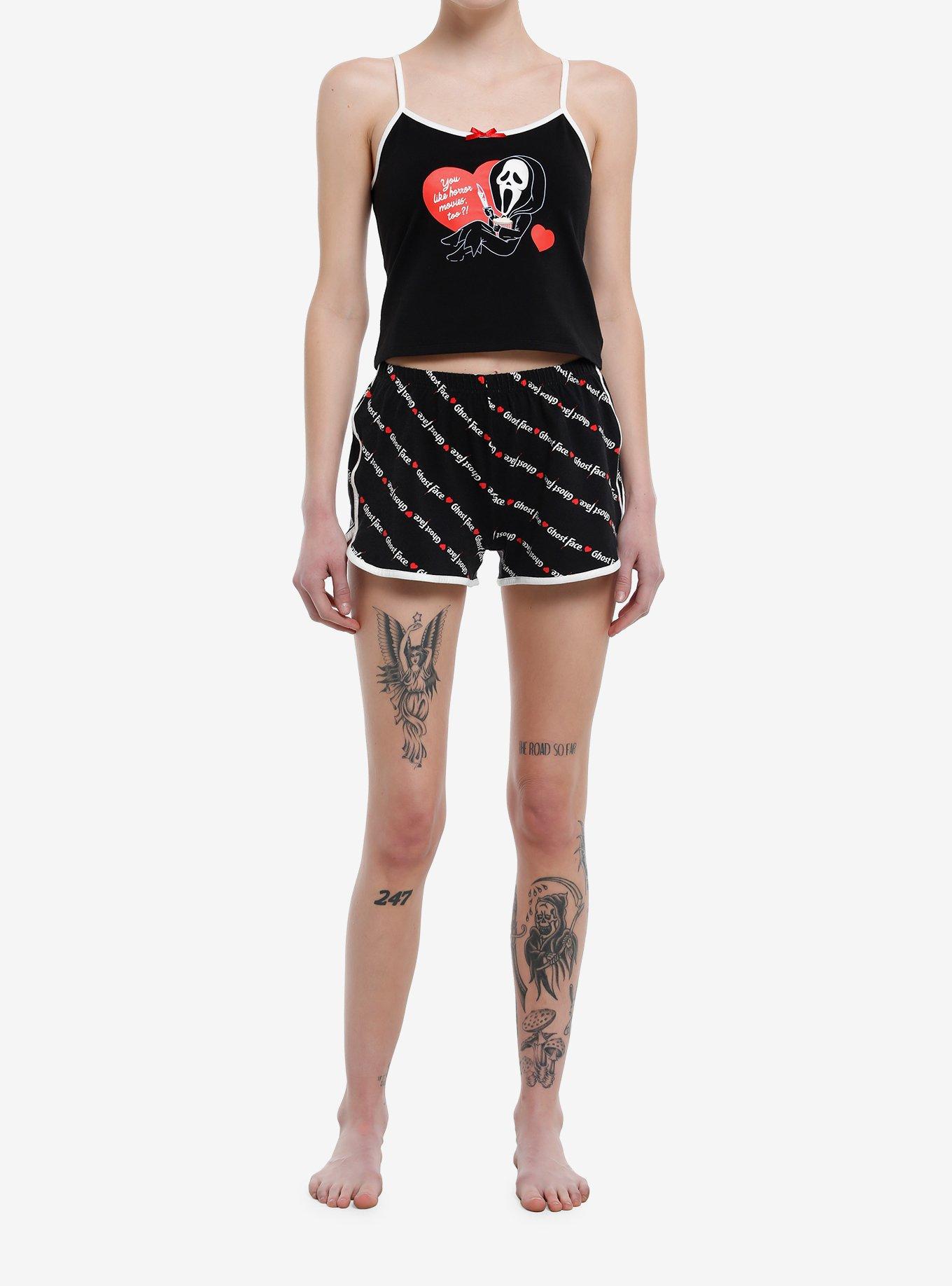 Ghost Face Horror Movies Heart Girls Lounge Set, , alternate