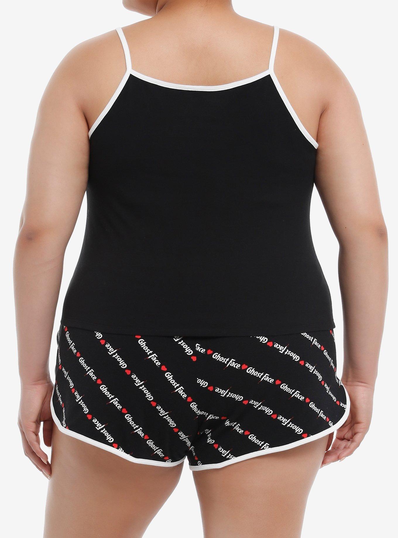 Ghost Face Horror Movies Heart Girls Lounge Set Plus Size, , alternate