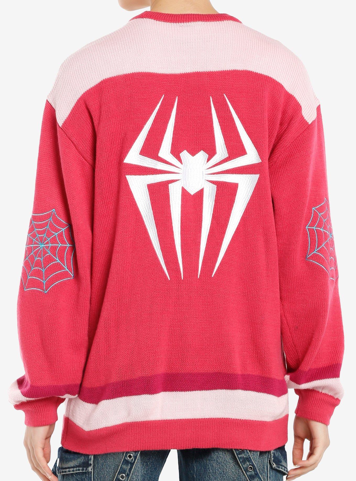 Her Universe Marvel Spider-Man: Across The Spider-Verse Spider-Gwen Cardigan, MULTI, alternate