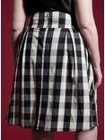 Her Universe Disney Mickey Mouse Checkered Retro Skirt Plus Size Her Universe Exclusive, IVORY  BLACK, alternate
