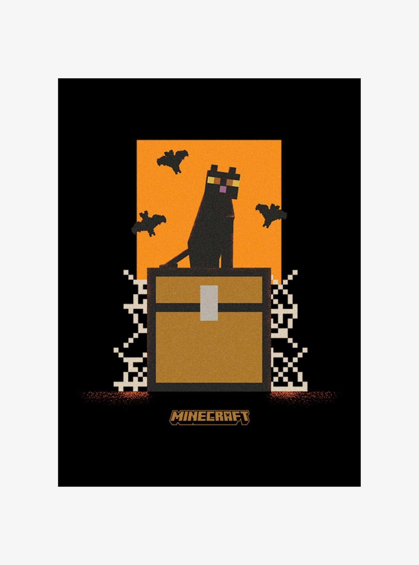 Minecraft Cat And Bats T-Shirt, , hi-res