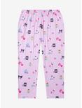 Sanrio Hello Kitty and Friends Emo Kyun Allover Print Plus Size Sleep Pants - BoxLunch Exclusive, PINK, alternate