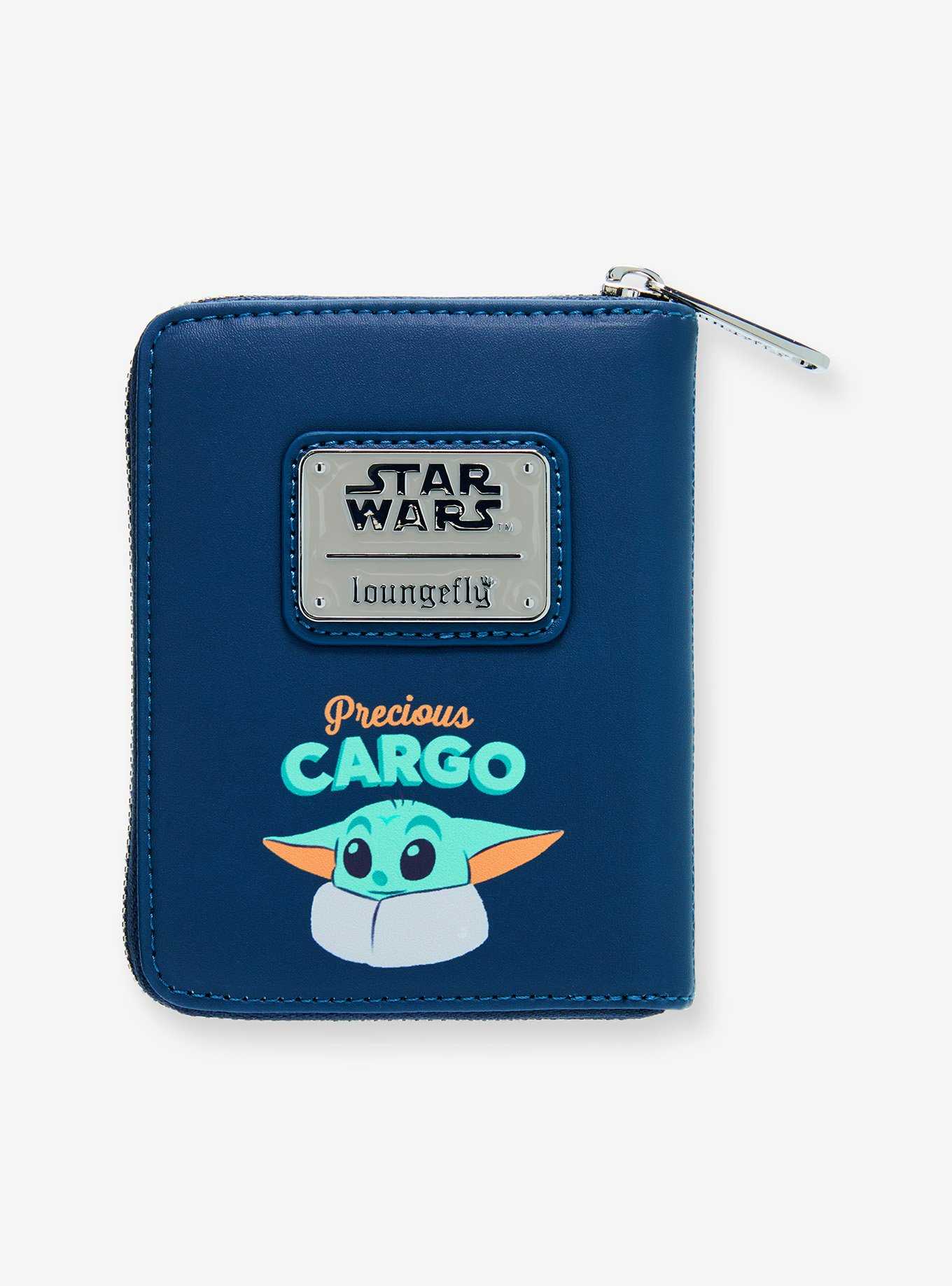 Loungefly Star Wars The Mandalorian Ahsoka and Grogu Mini Zipper Wallet, , hi-res