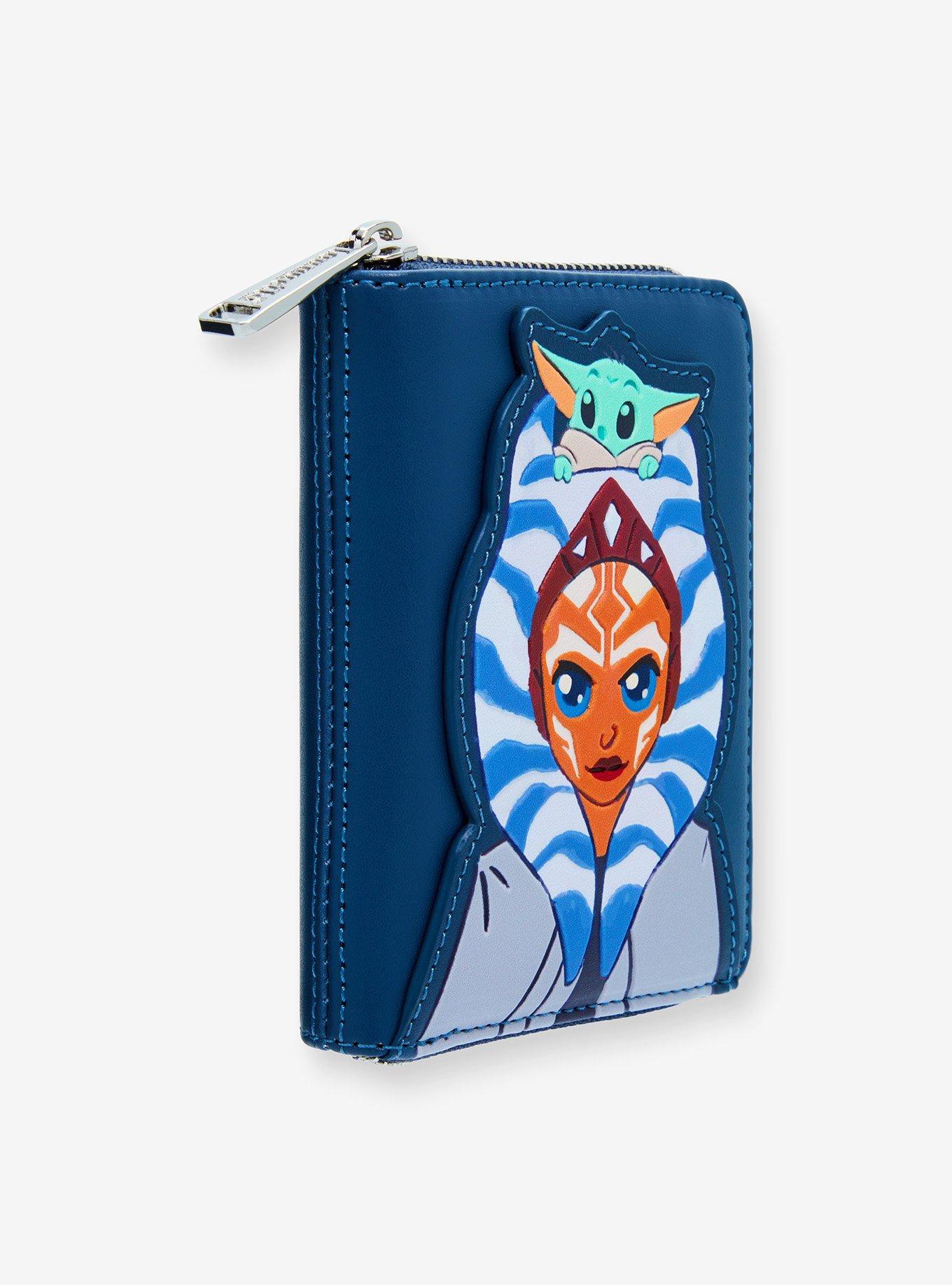 Loungefly Star Wars The Mandalorian Ahsoka and Grogu Mini Zipper Wallet, , alternate