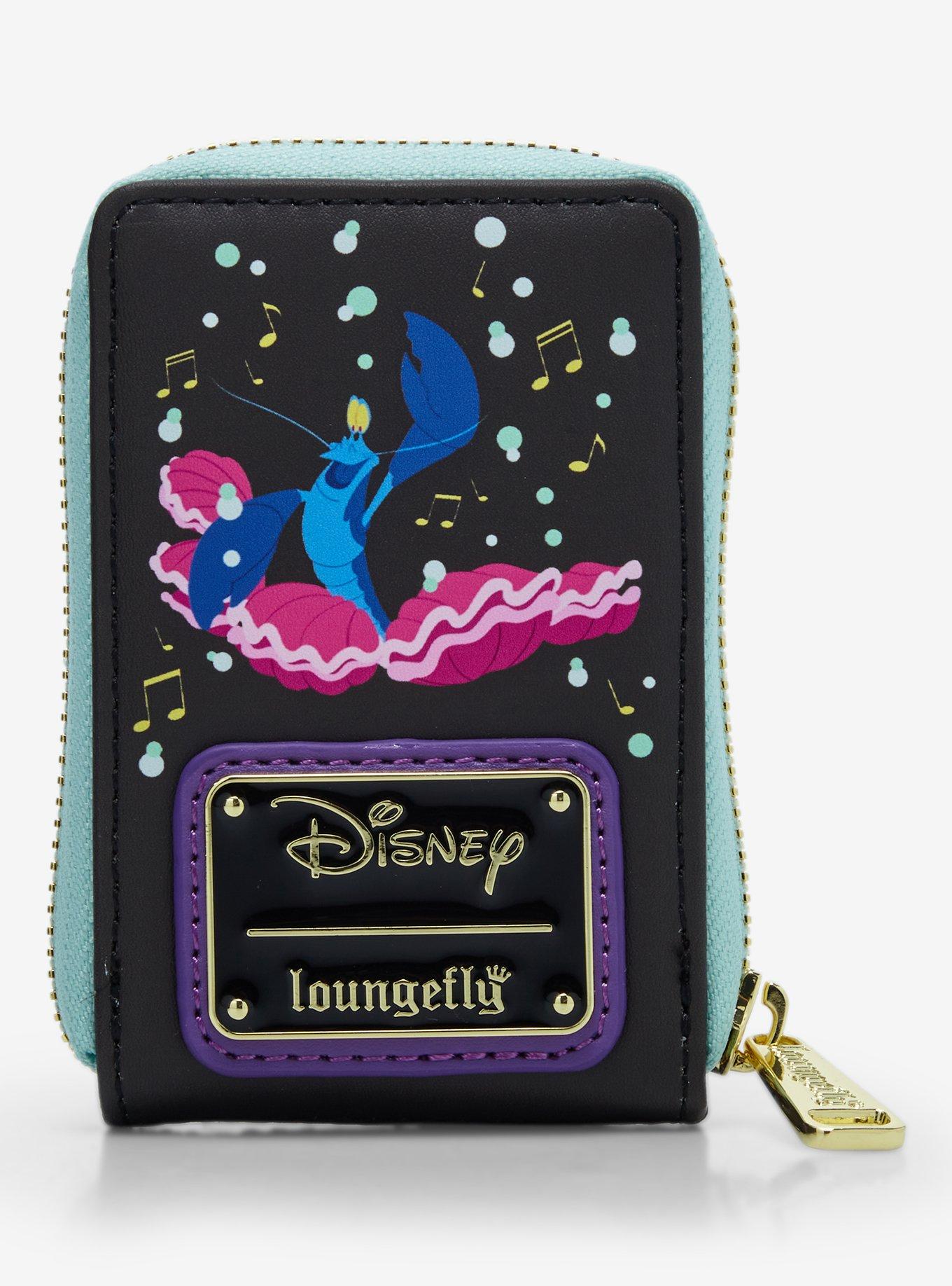 Loungefly Disney The Little Mermaid 35th Anniversary Ariel Glow-in-the-Dark Wallet, , alternate