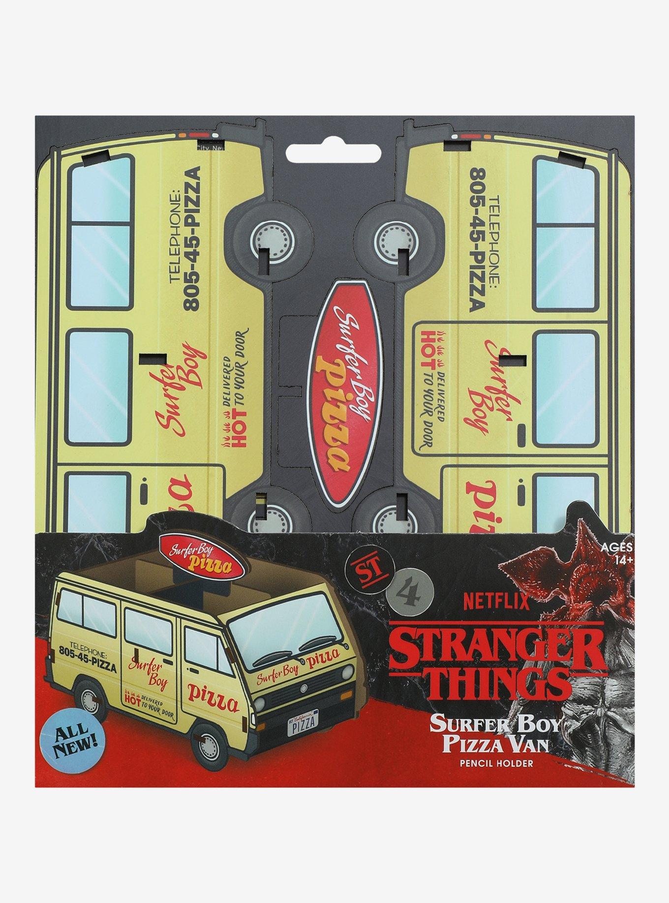 Stranger Things Surfer Boy Pizza Pencil Holder, , alternate - view 3