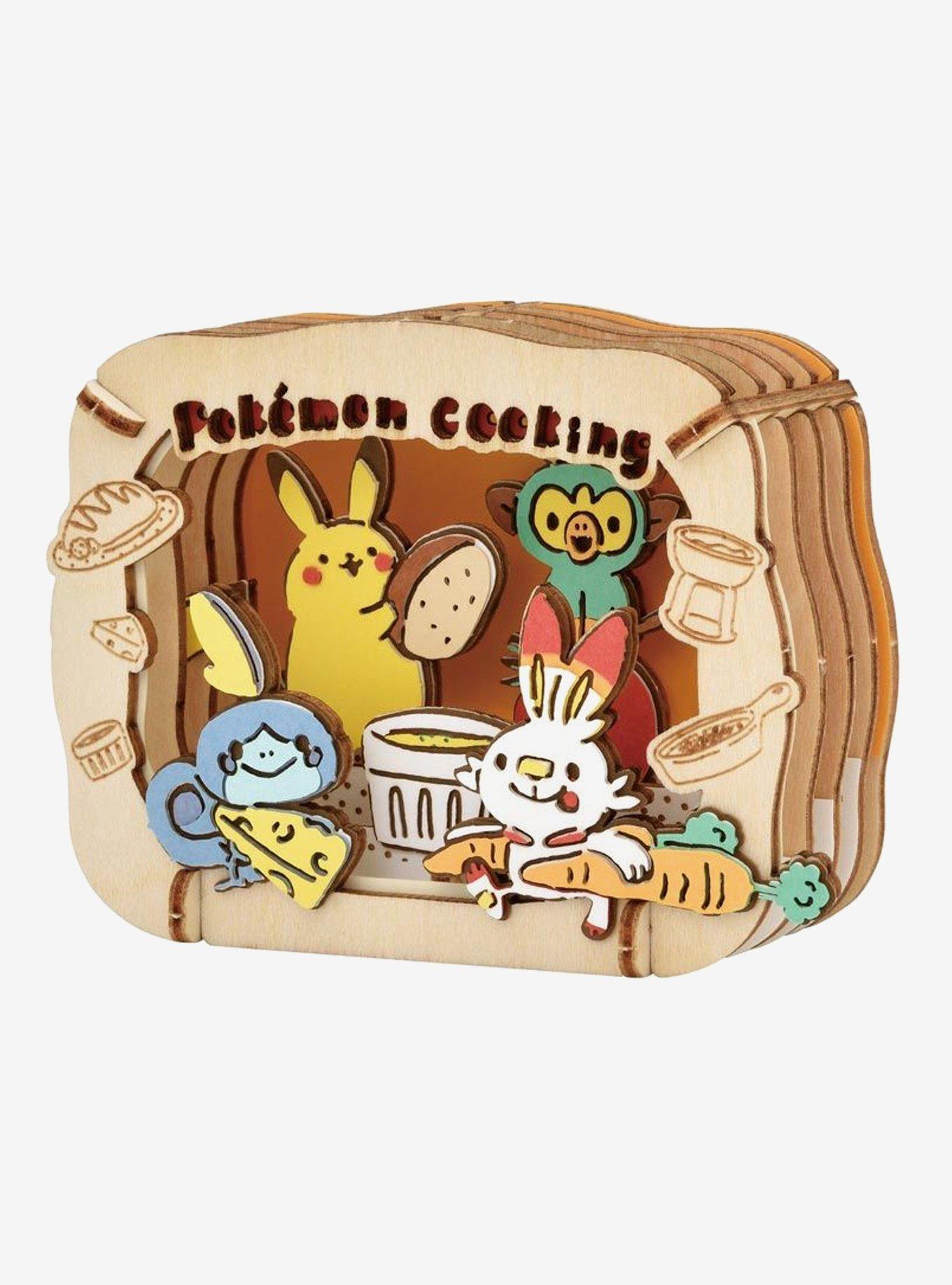 Ensky Pok&eacute;mon Cooking Wood Style Paper Theater Kit, , alternate