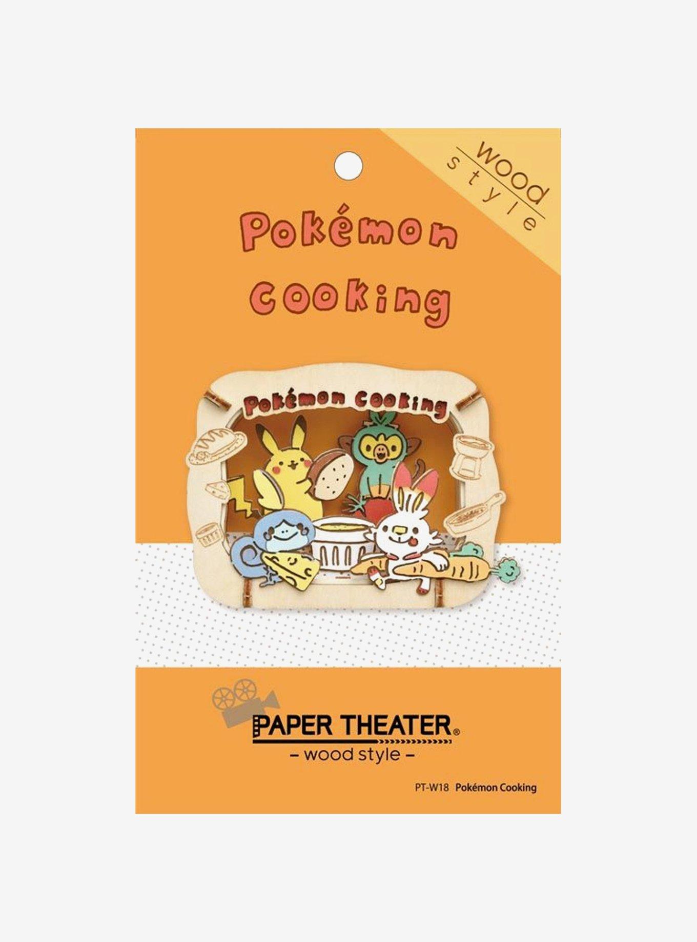 Ensky Pok&eacute;mon Cooking Wood Style Paper Theater Kit, , alternate