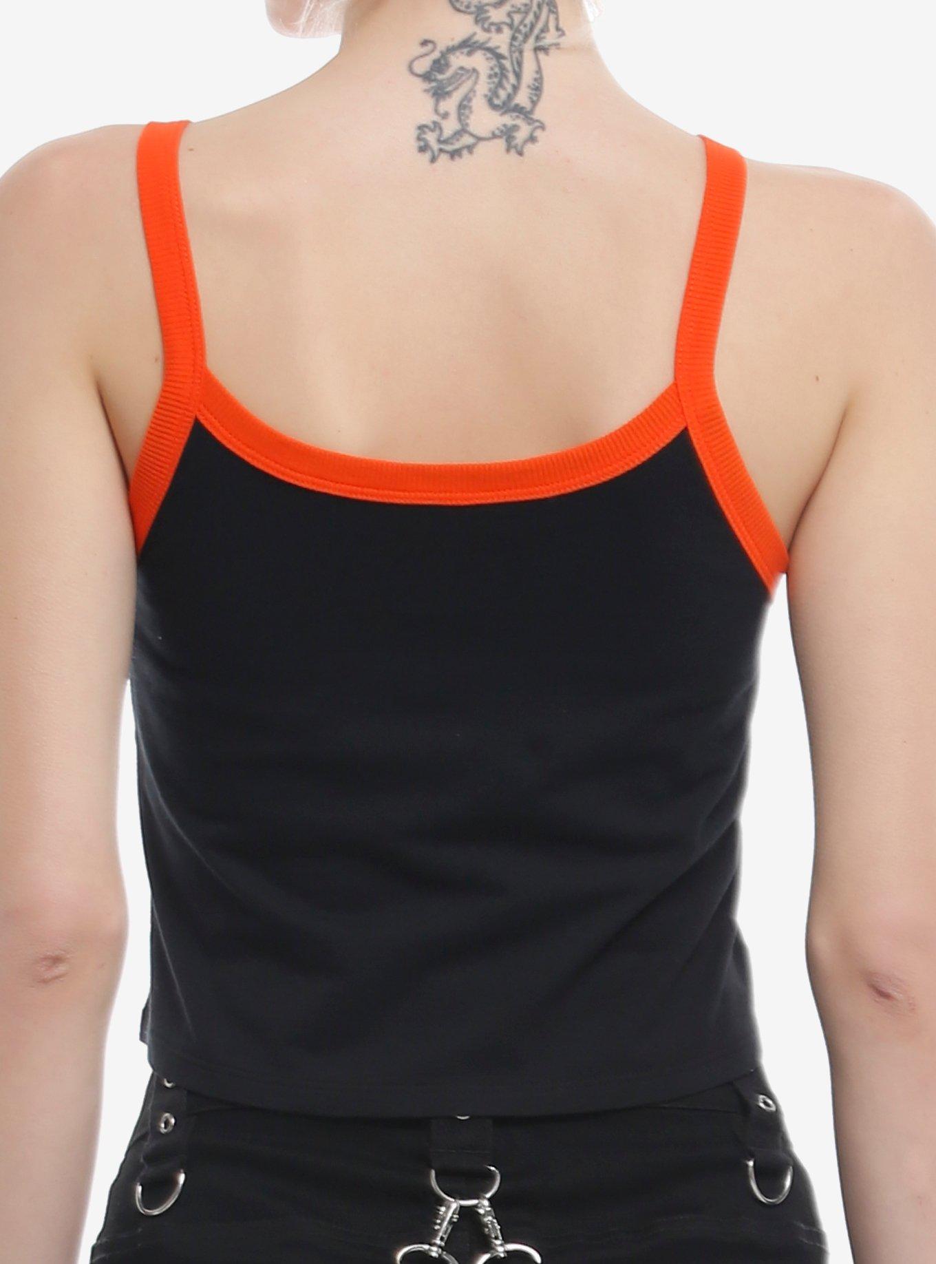 Halloween Michael Myers Girls Crop Cami, MULTI, alternate