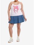 My Melody Hearts Ice Cream Girls Crop Cami Plus Size, MULTI, alternate