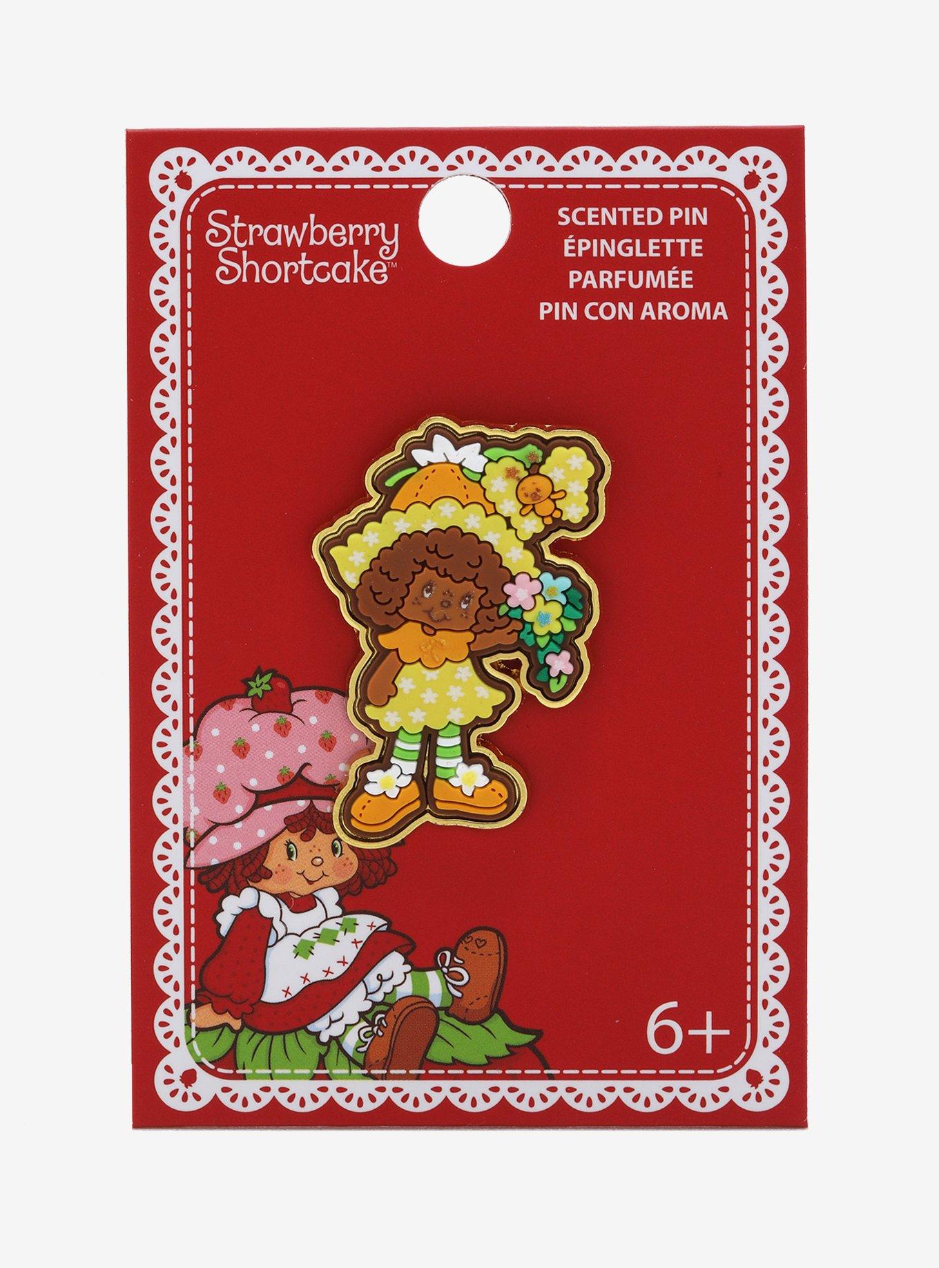 Strawberry Shortcake Orange Blossom Scented Enamel Pin &mdash; BoxLunch Exclusive, , alternate