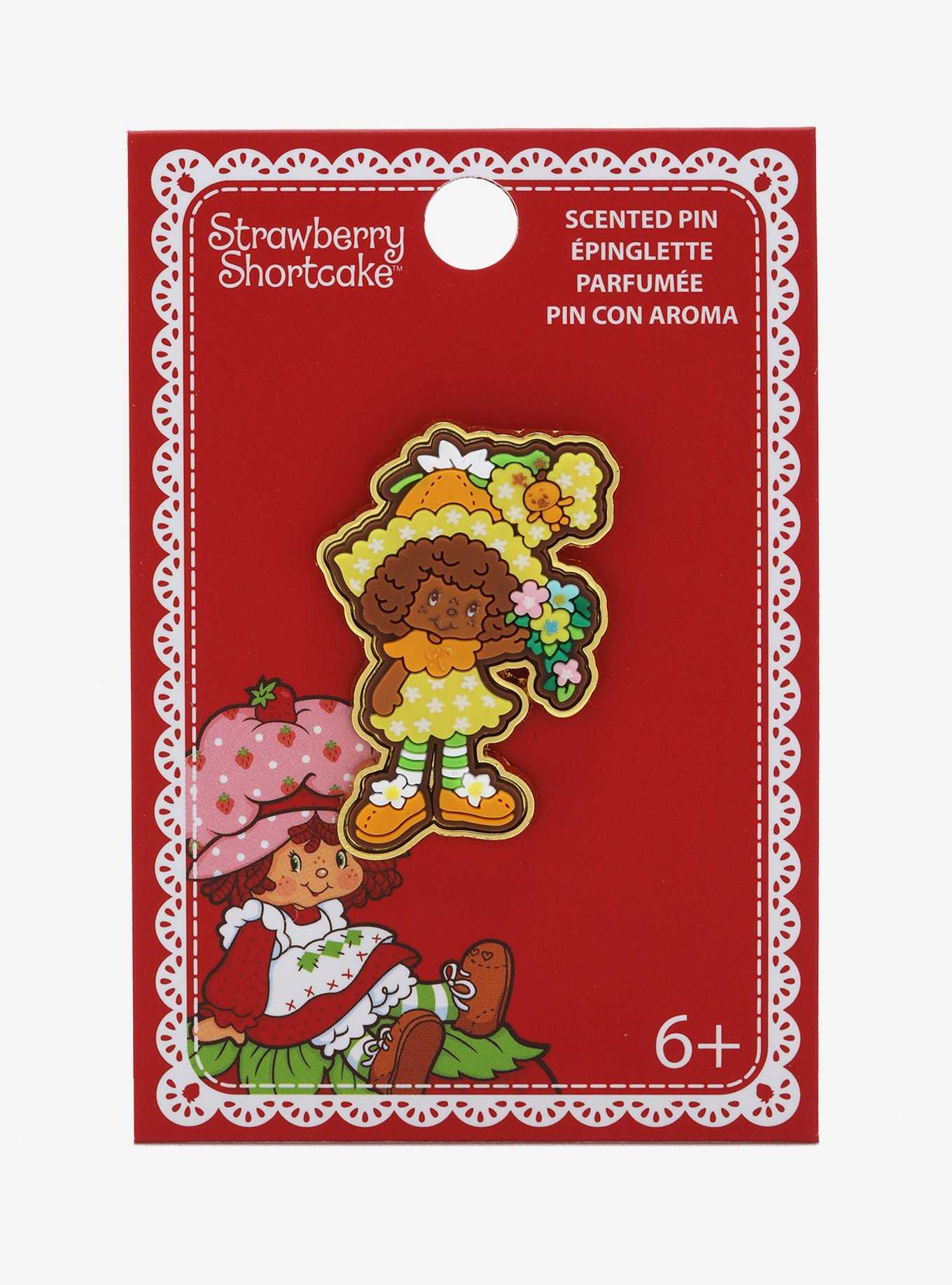 Strawberry Shortcake Orange Blossom Scented Enamel Pin — BoxLunch Exclusive, , hi-res
