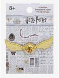 Loungefly Harry Potter 3D Glitter Golden Snitch Enamel Pin — BoxLunch Exclusive, , alternate