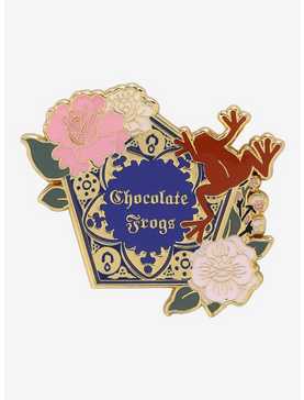 Loungefly Harry Potter Chocolate Frog Floral Enamel Pin - BoxLunch Exclusive, , hi-res