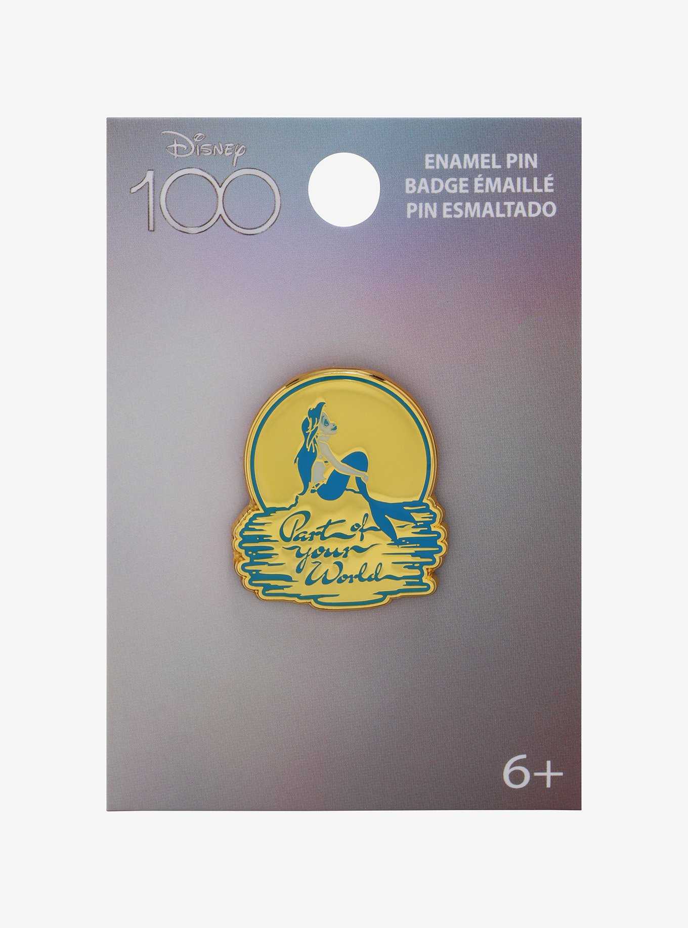 Loungefly Disney The Little Mermaid Part of Your World Song Enamel Pin - BoxLunch Exclusive, , hi-res
