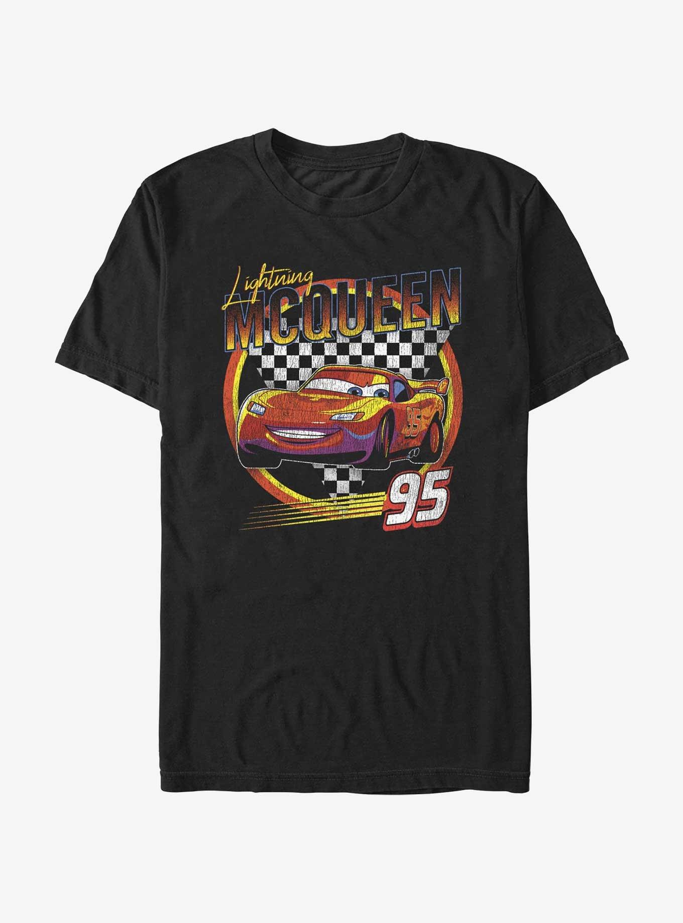 Disney Pixar Cars Lightning Mcqueen Vintage Race T-Shirt, , hi-res