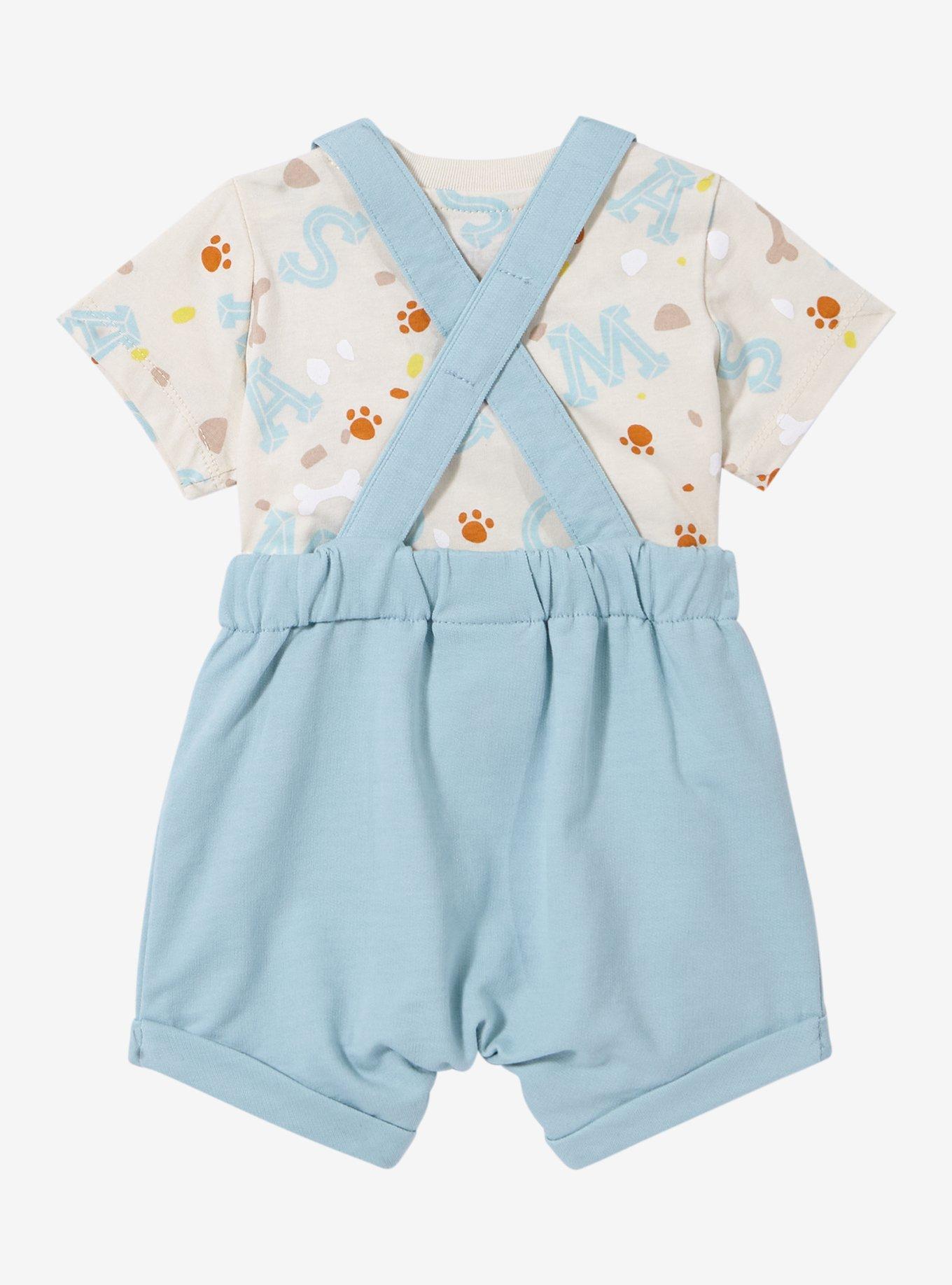 Disney Lady and the Tramp Scamp Infant T-Shirt and Overall Set - BoxLunch Exclusive, BLUE, alternate