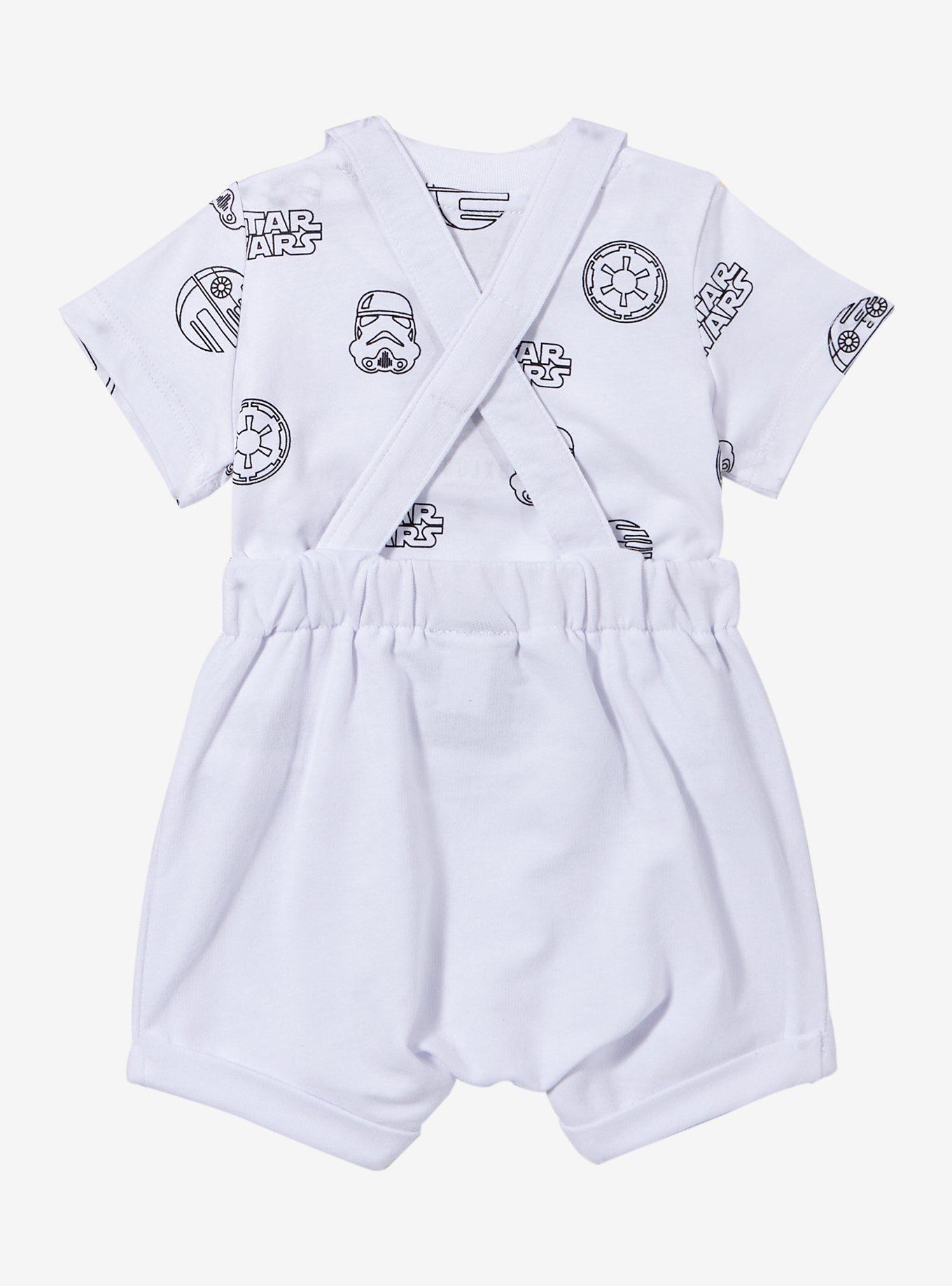 Star Wars Stormtrooper Uniform Infant T-Shirt and Overall Set - BoxLunch Exclusive, , alternate