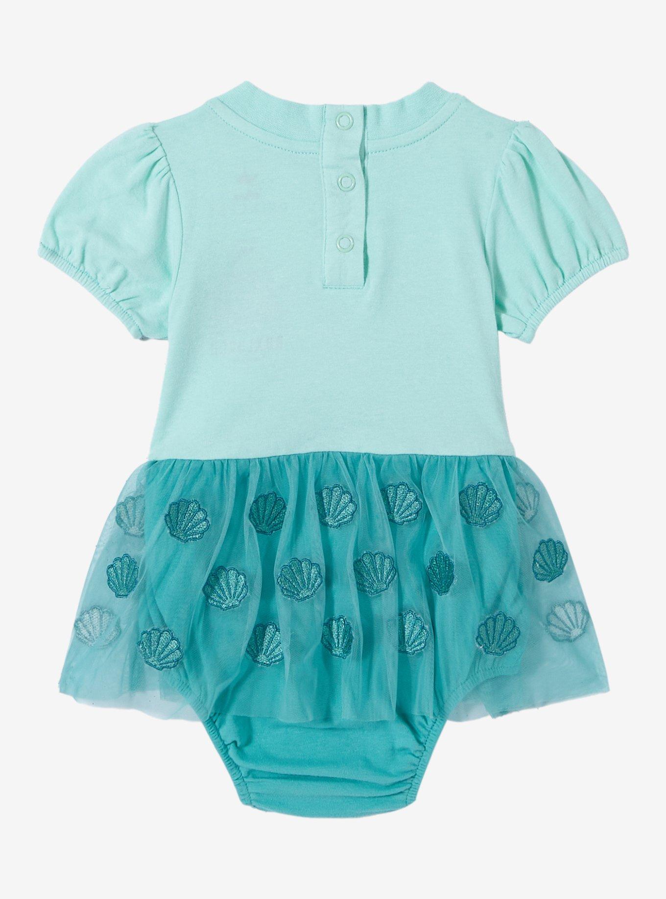 Disney The Little Mermaid Ariel Tutu Infant One-Piece &mdash; BoxLunch Exclusive, SEAFOAM, alternate