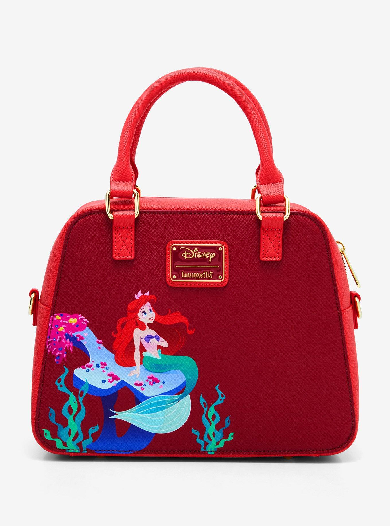 Loungefly Disney The Little Mermaid 35th Anniversary Ariel Hair Crossbody Bag, , alternate