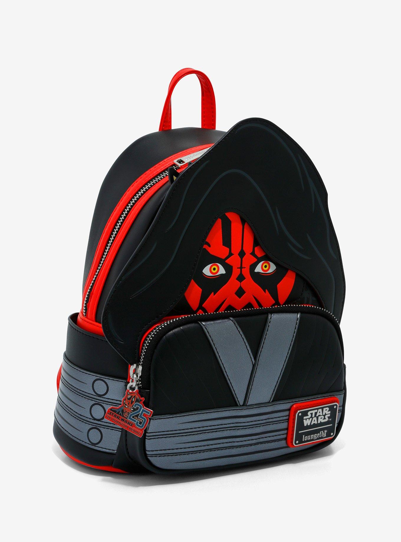 Loungefly Star Wars: Episode I - The Phantom Menace 25th Anniversary Darth Maul Figural Mini Backpack, , hi-res