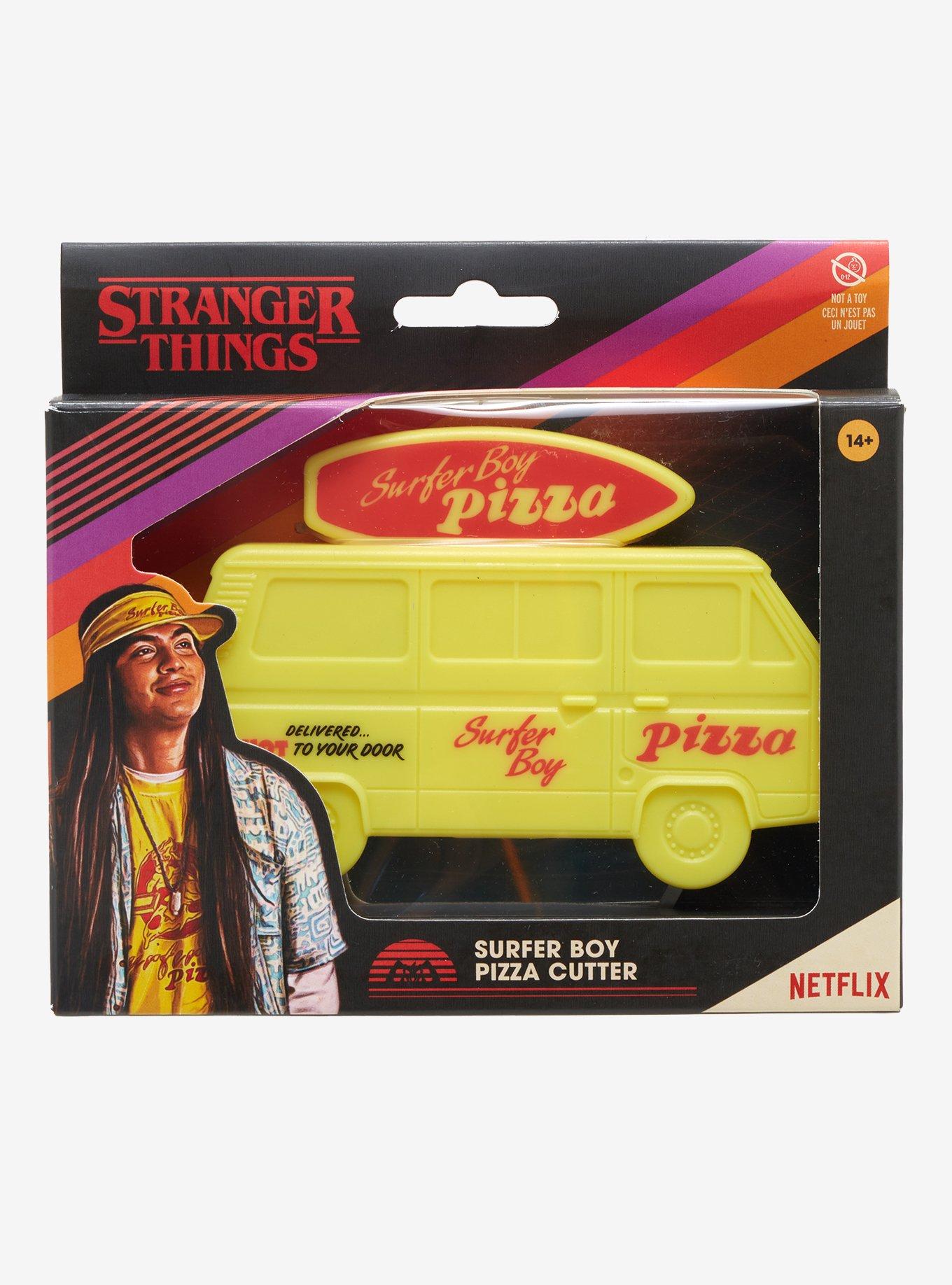 Stranger Things Surfer Boy Pizza Pizza Cutter