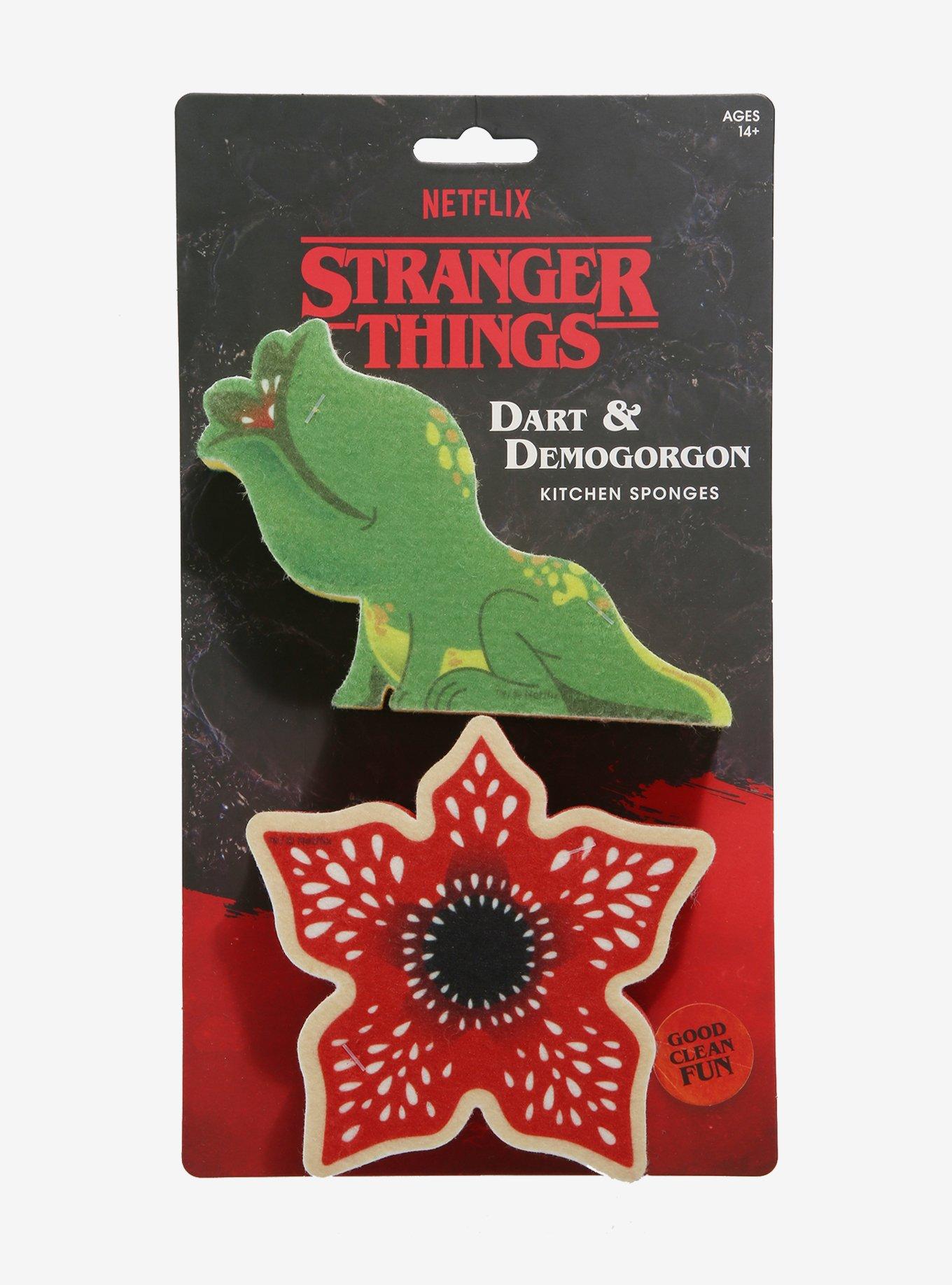 Stranger Things Dart & Demogorgon Kitchen Sponge Set, , alternate