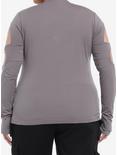 Her Universe Star Wars Rey Cutout Long-Sleeve Top Plus Size Her Universe Exclusive, MULTI, alternate