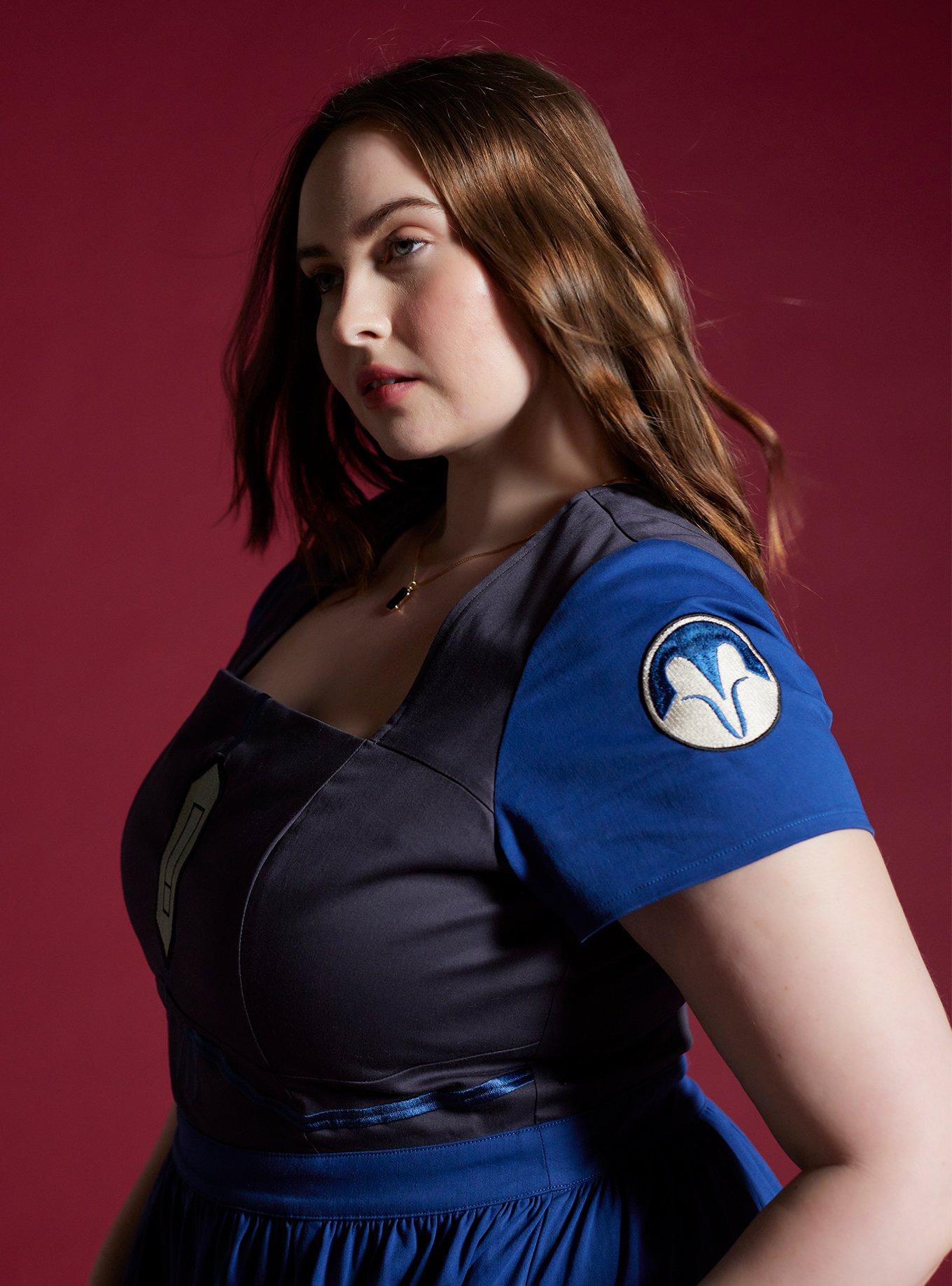 Her Universe Star Wars Bo-Katan Retro Dress Plus Size Her Universe Exclusive, MULTI, alternate