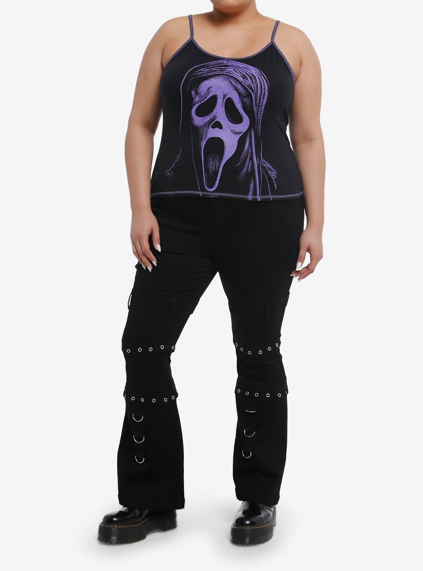 Scream Ghost Face Jumbo Print Girls Cami Plus Size, , hi-res