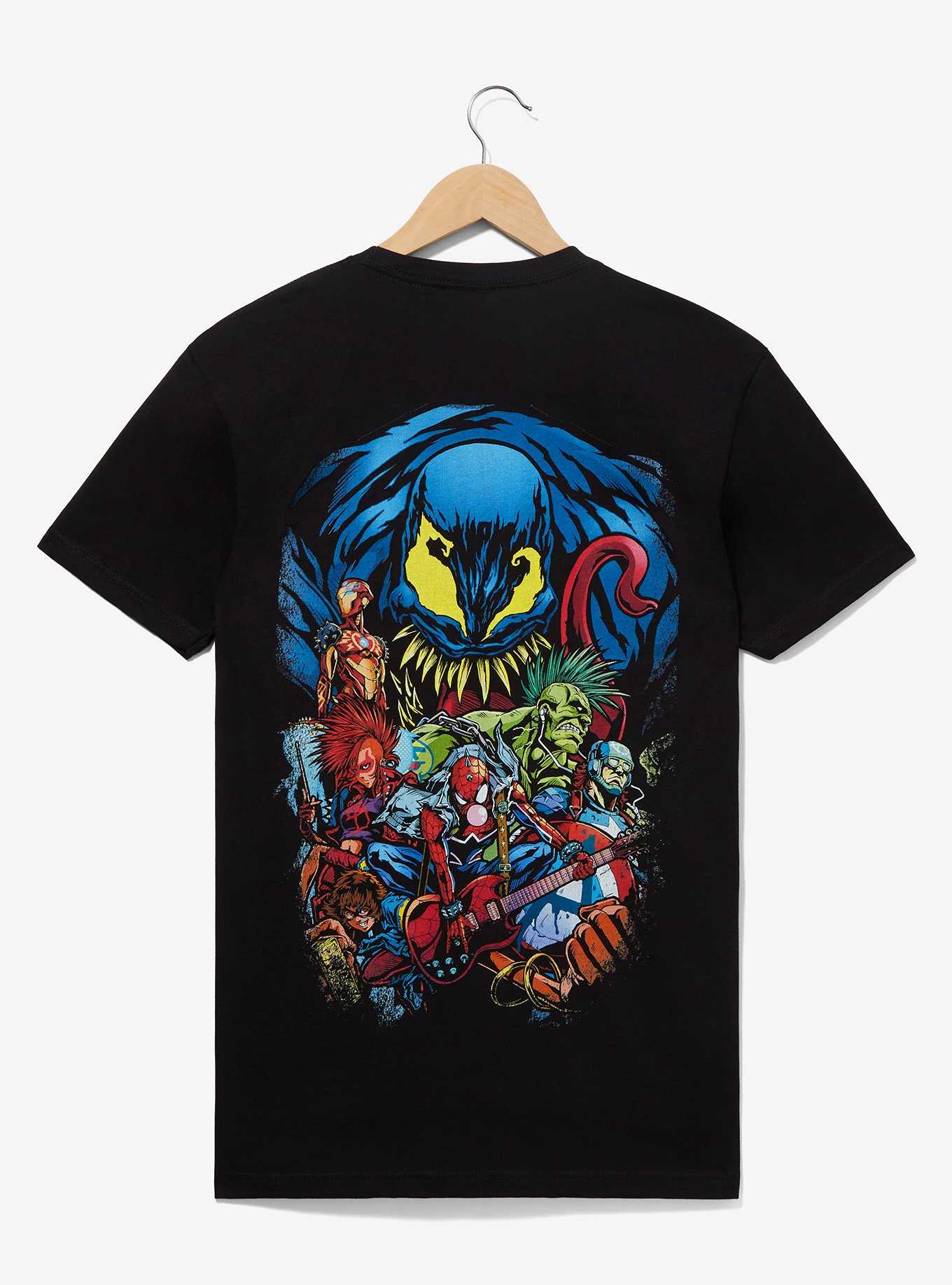 Marvel Spider-Man Spider-Punk Portrait T-Shirt - BoxLunch Exclusive, , hi-res