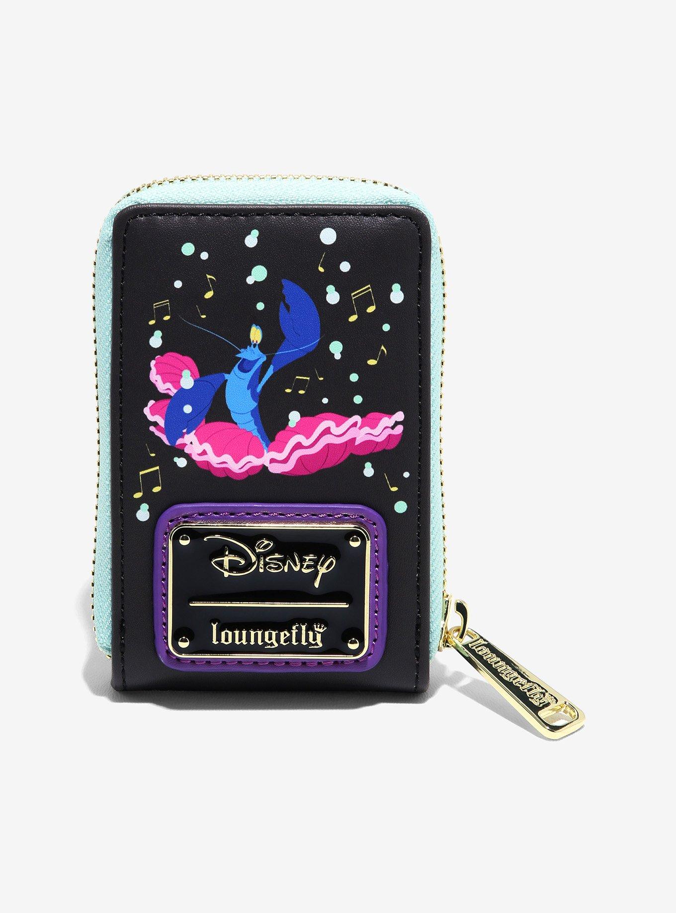 Loungefly Disney The Little Mermaid Under The Sea Glow-In-The-Dark Mini Zipper Wallet, , alternate