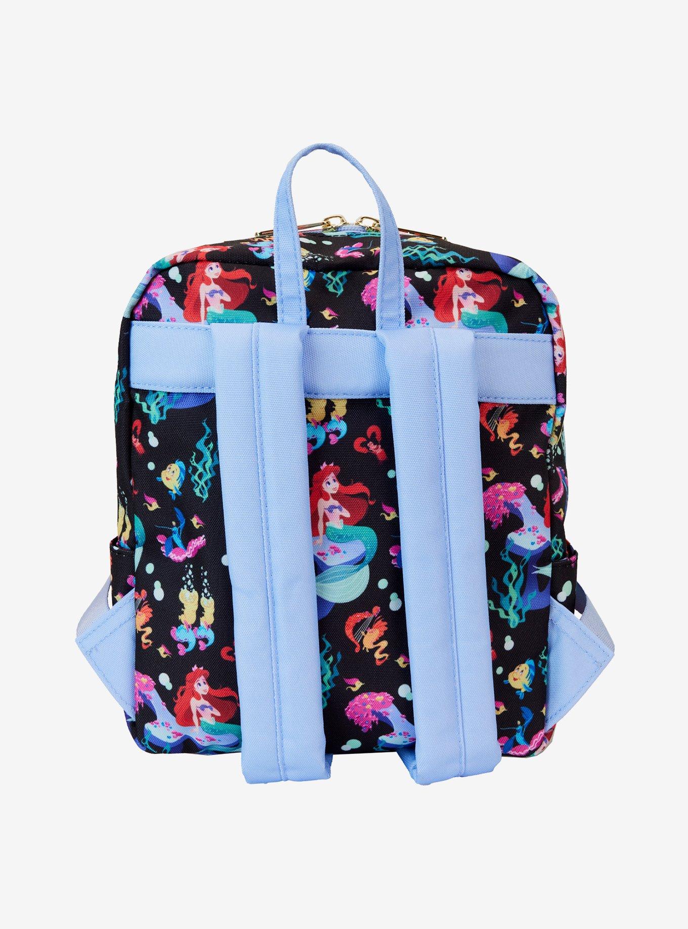 Loungefly Disney The Little Mermaid Under The Sea Nylon Mini Backpack, , alternate